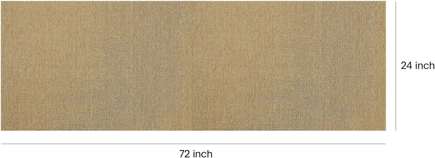 imageChilewich Martha by Martha Stewart Heathered Shag Runner in Flax 2x6 Easy Care Premium IndoorOutdoor Tufted Rug for Entry Kitchen Bath Pool with Weatherproof BackingWheat