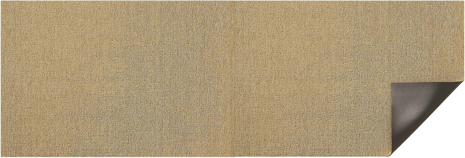 imageChilewich Martha by Martha Stewart Heathered Shag Runner in Flax 2x6 Easy Care Premium IndoorOutdoor Tufted Rug for Entry Kitchen Bath Pool with Weatherproof BackingWheat