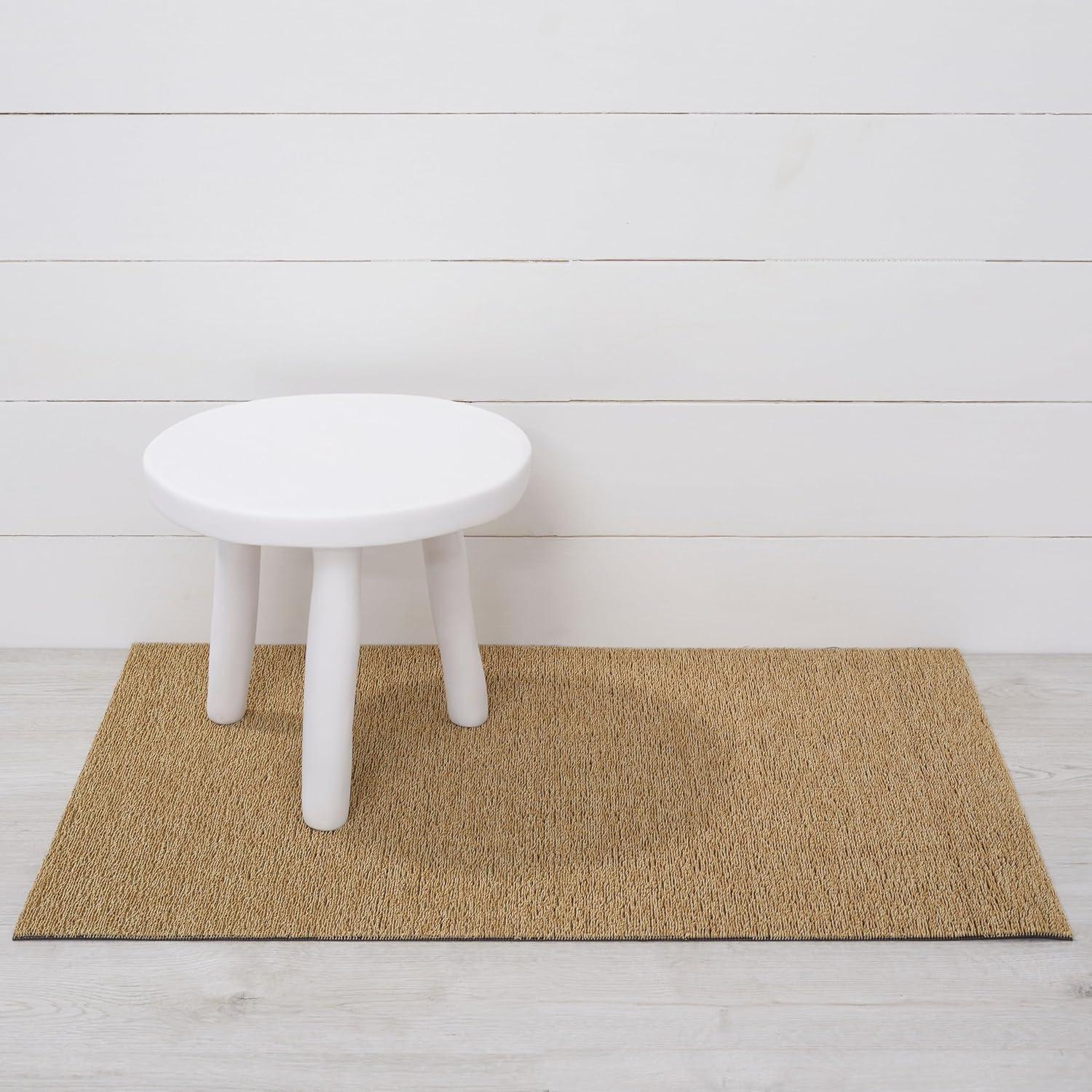 imageChilewich Martha by Martha Stewart Heathered Shag Runner in Flax 2x6 Easy Care Premium IndoorOutdoor Tufted Rug for Entry Kitchen Bath Pool with Weatherproof BackingWheat