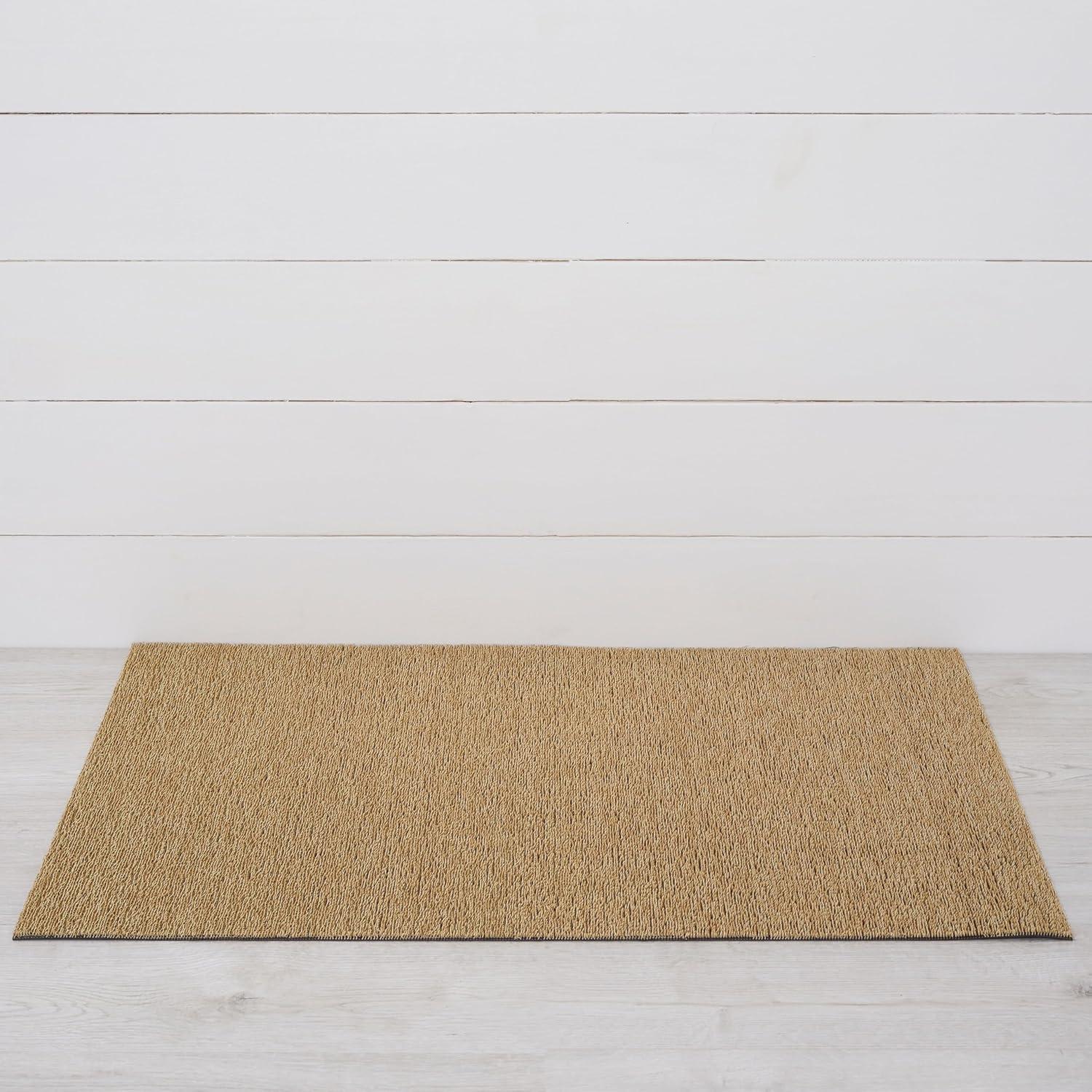 imageChilewich Martha by Martha Stewart Heathered Shag Runner in Flax 2x6 Easy Care Premium IndoorOutdoor Tufted Rug for Entry Kitchen Bath Pool with Weatherproof BackingWheat