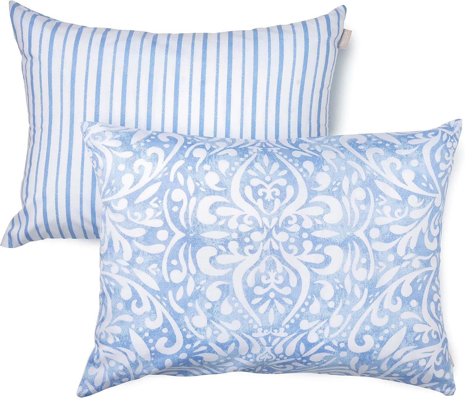 imageMARTHA STEWART Natalie King Size Duvet 3 Piece Set1 Duvet Cover 2 Pillow Shams Crinkle Velvet Texture Soft ampamp Royal Machine Wash 104quotx92quot with Button Closure ChampagneBlue