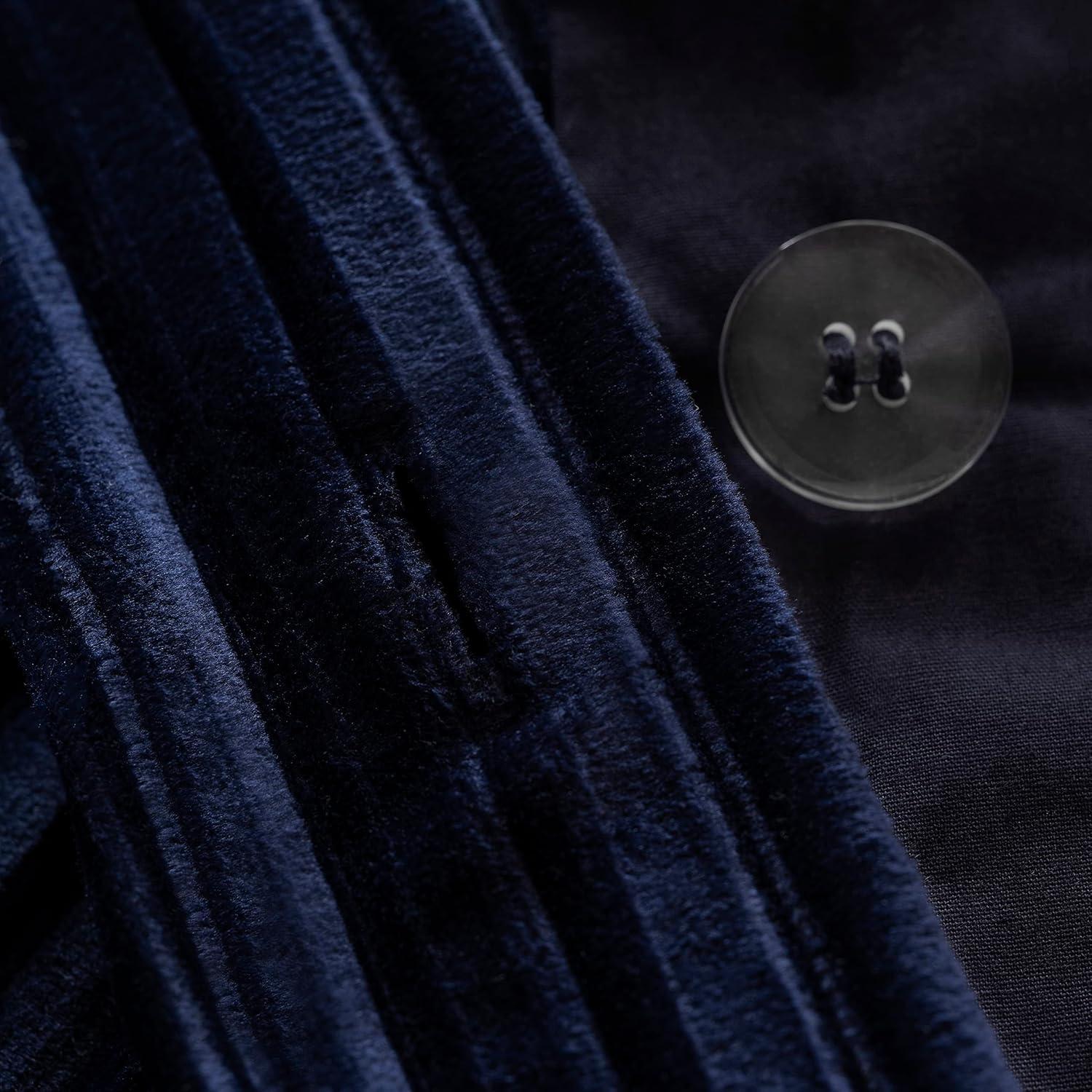 imageMARTHA STEWART Natalie King Size Duvet 3 Piece Set1 Duvet Cover 2 Pillow Shams Crinkle Velvet Texture Soft ampamp Royal Machine Wash 104quotx92quot with Button Closure ChampagneNavy