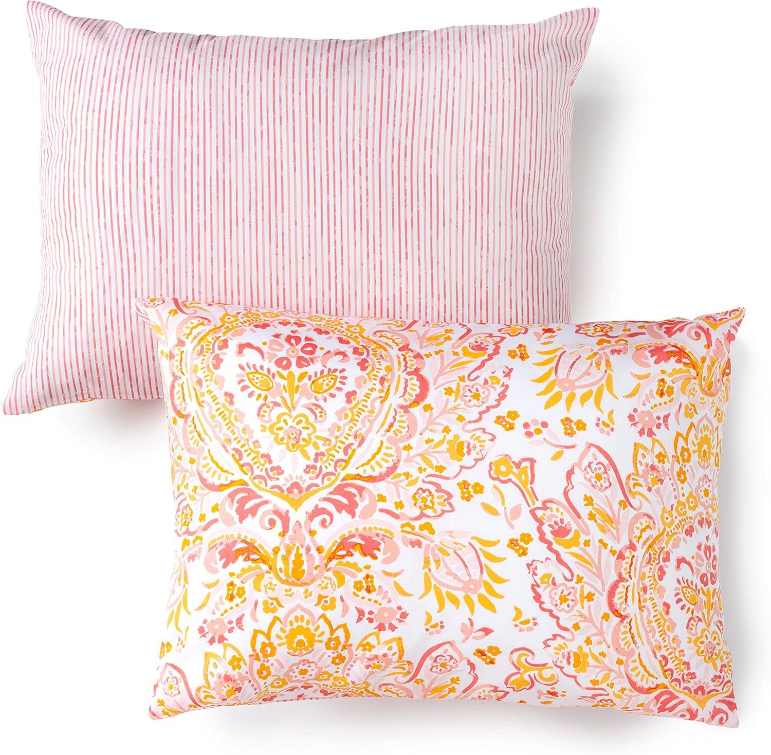 imageMARTHA STEWART Natalie King Size Duvet 3 Piece Set1 Duvet Cover 2 Pillow Shams Crinkle Velvet Texture Soft ampamp Royal Machine Wash 104quotx92quot with Button Closure ChampagneOrange