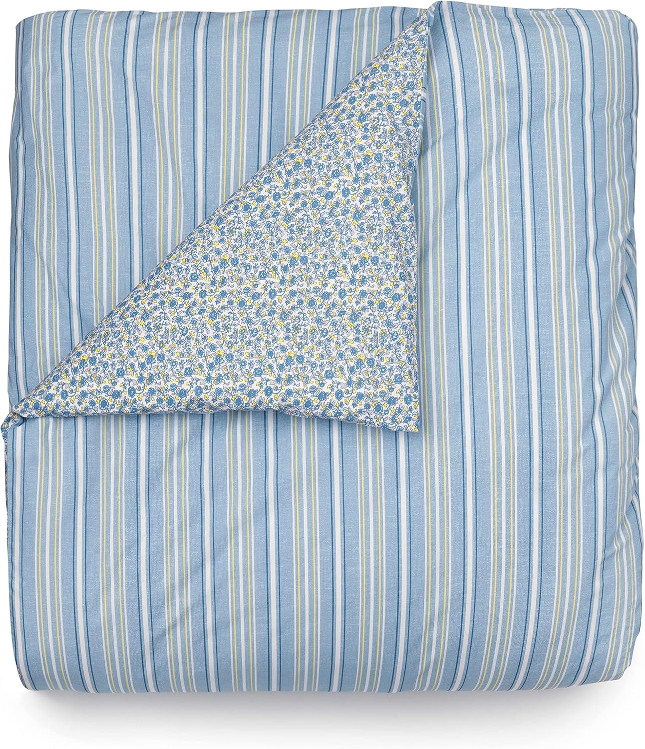 imageMARTHA STEWART Natalie King Size Duvet 3 Piece Set1 Duvet Cover 2 Pillow Shams Crinkle Velvet Texture Soft ampamp Royal Machine Wash 104quotx92quot with Button Closure ChampagneBlue Yellow
