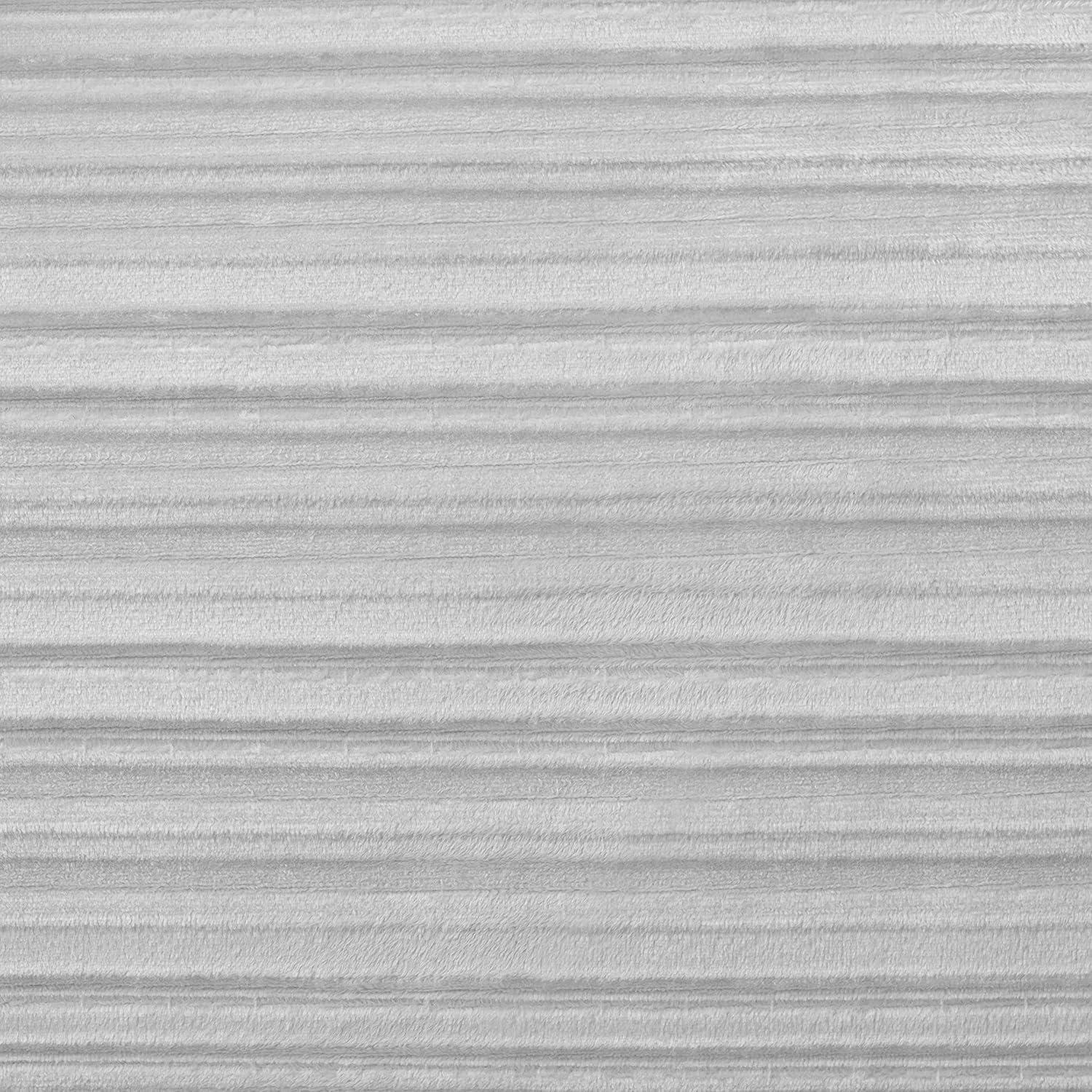 imageMARTHA STEWART Natalie King Size Duvet 3 Piece Set1 Duvet Cover 2 Pillow Shams Crinkle Velvet Texture Soft ampamp Royal Machine Wash 104quotx92quot with Button Closure ChampagneGrey