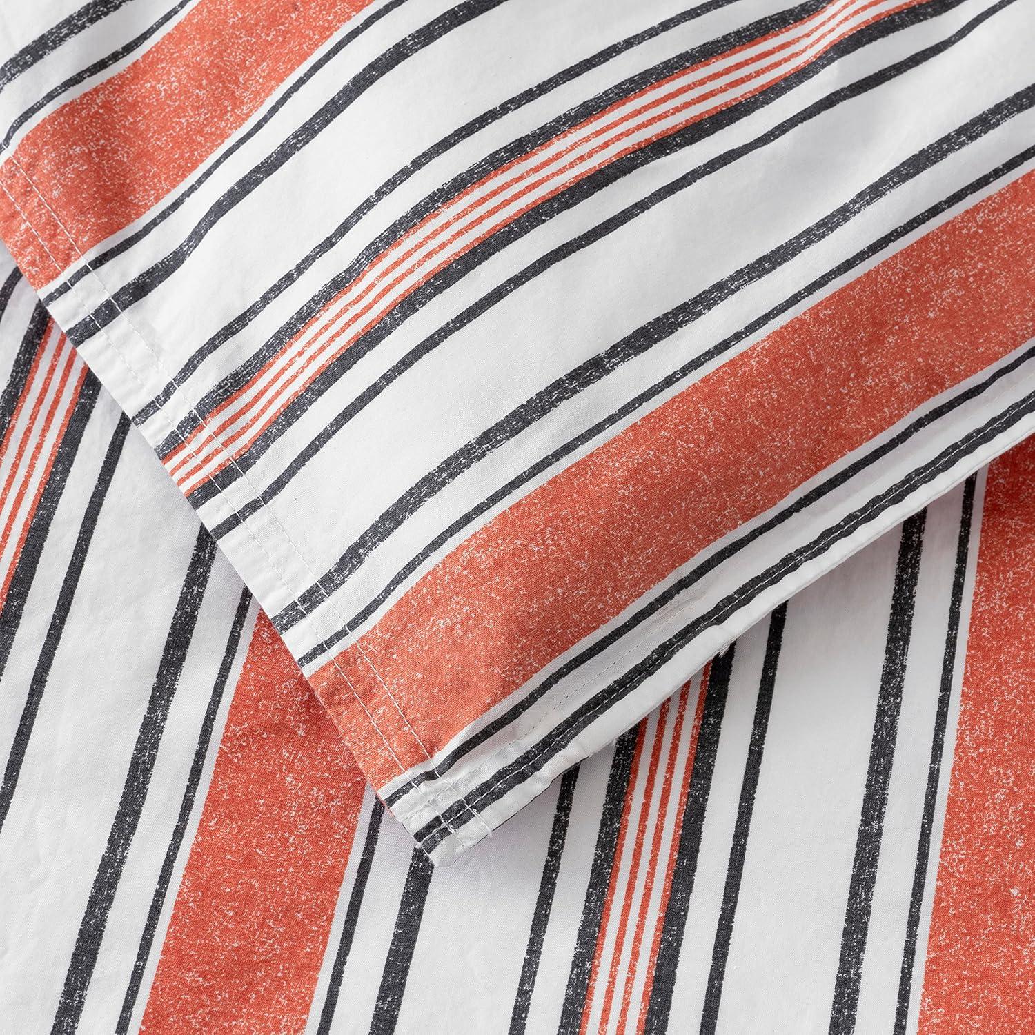 imageMARTHA STEWART Natalie King Size Duvet 3 Piece Set1 Duvet Cover 2 Pillow Shams Crinkle Velvet Texture Soft ampamp Royal Machine Wash 104quotx92quot with Button Closure ChampagneDark Orange