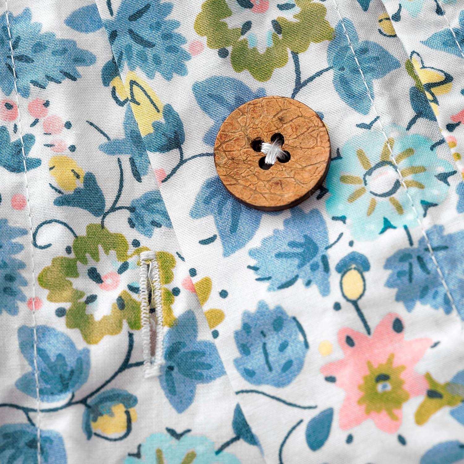 imageMARTHA STEWART Natalie King Size Duvet 3 Piece Set1 Duvet Cover 2 Pillow Shams Crinkle Velvet Texture Soft ampamp Royal Machine Wash 104quotx92quot with Button Closure ChampagneFloral Multi