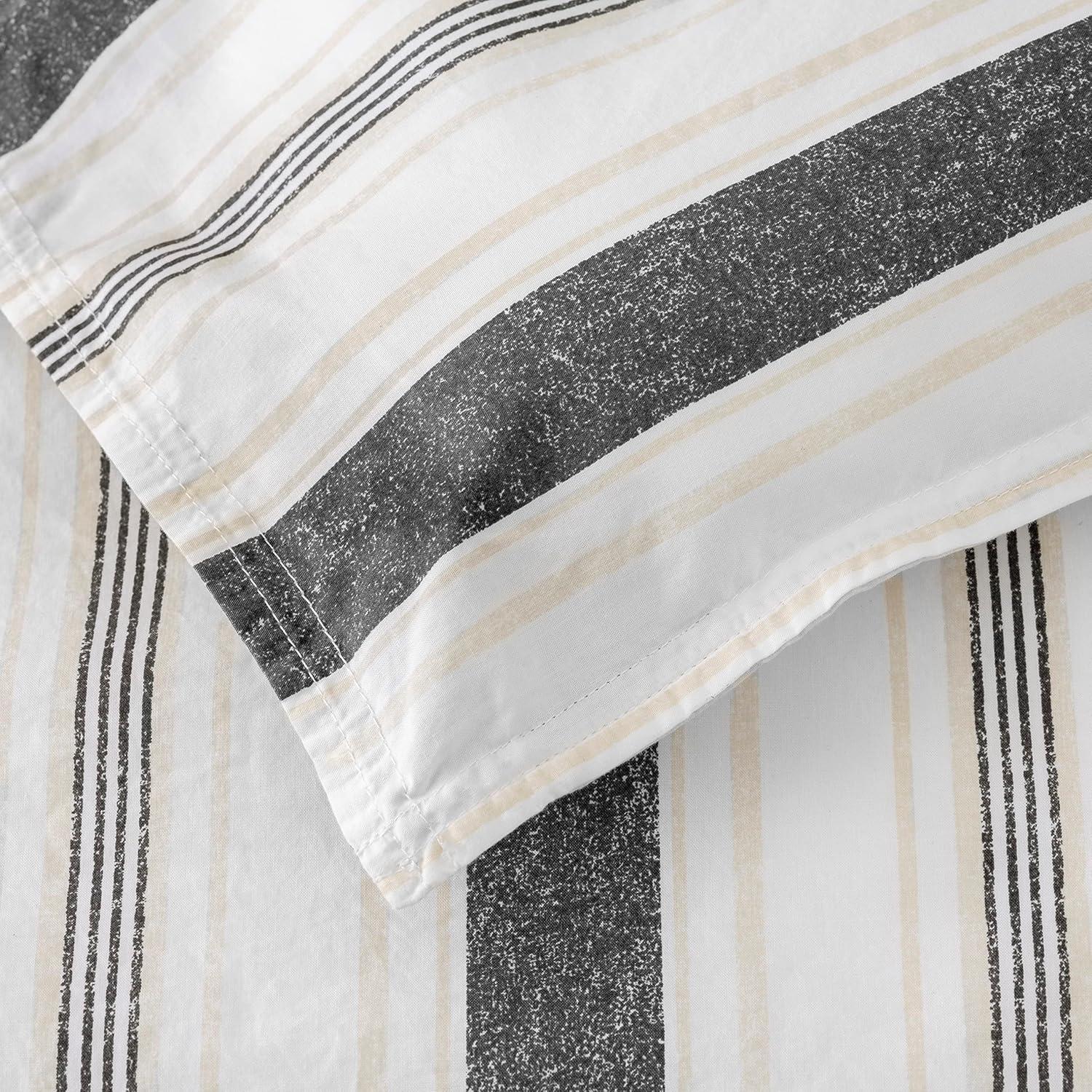 imageMARTHA STEWART Natalie King Size Duvet 3 Piece Set1 Duvet Cover 2 Pillow Shams Crinkle Velvet Texture Soft ampamp Royal Machine Wash 104quotx92quot with Button Closure ChampagneIron Gate