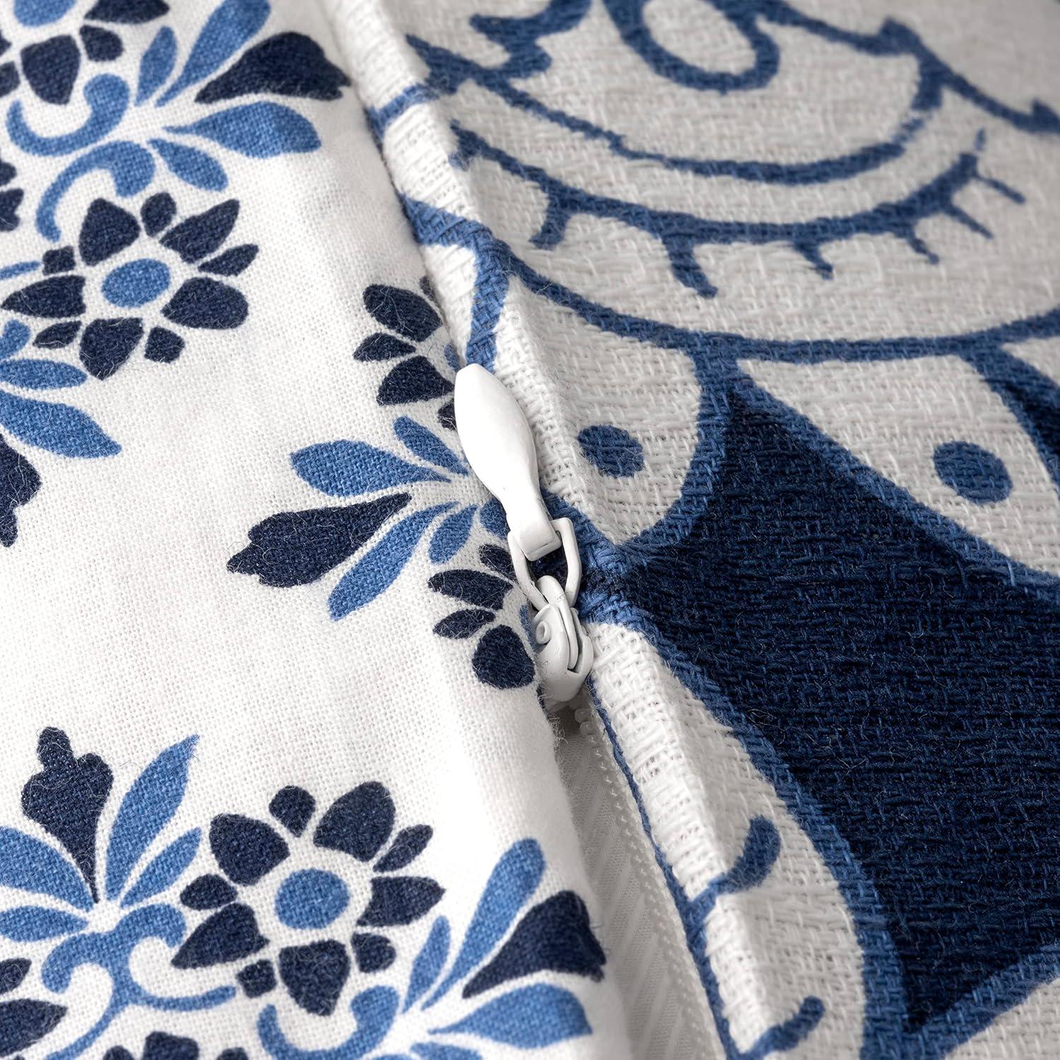 imageMARTHA STEWART Natalie King Size Duvet 3 Piece Set1 Duvet Cover 2 Pillow Shams Crinkle Velvet Texture Soft ampamp Royal Machine Wash 104quotx92quot with Button Closure ChampagneNavy White