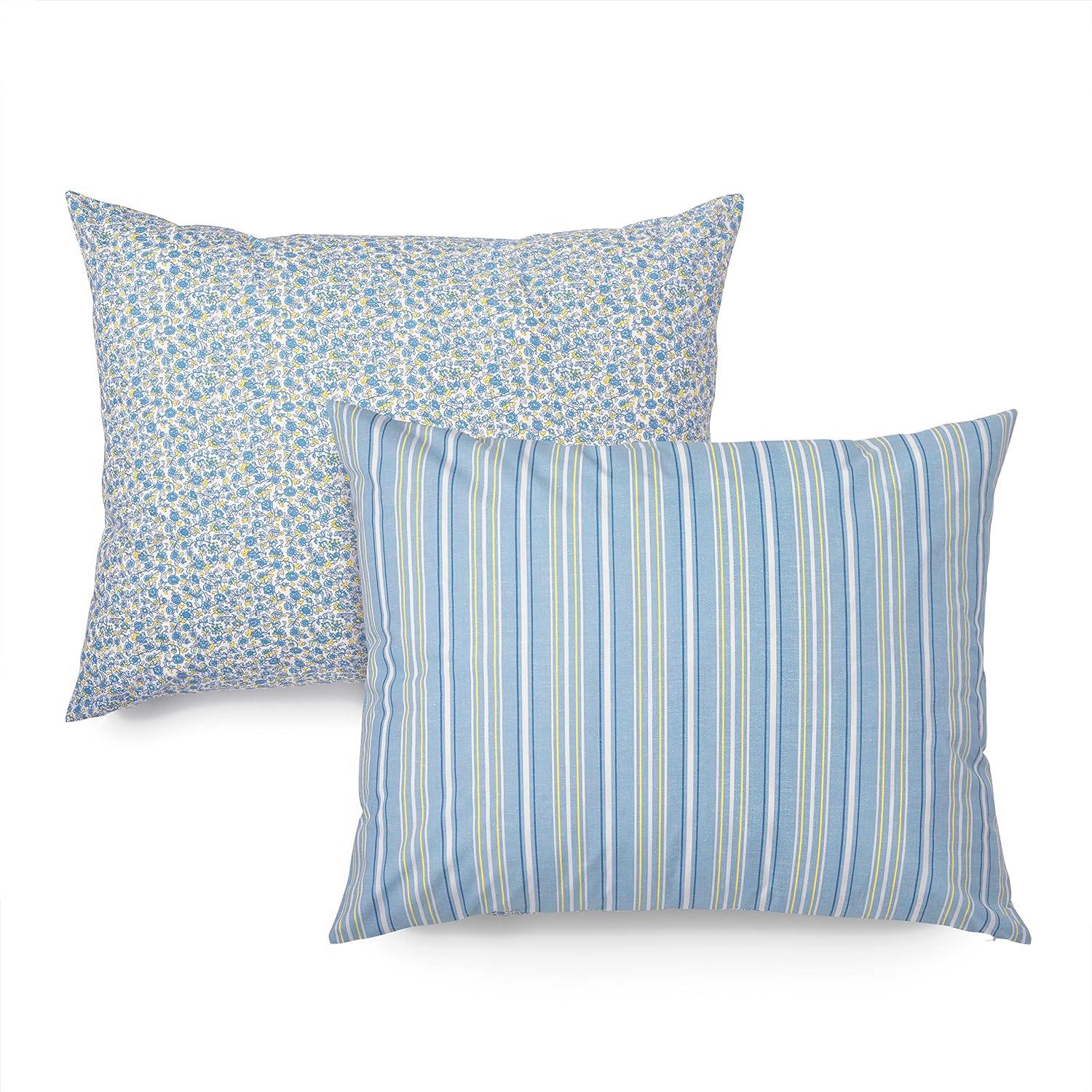 imageMARTHA STEWART Natalie King Size Duvet 3 Piece Set1 Duvet Cover 2 Pillow Shams Crinkle Velvet Texture Soft ampamp Royal Machine Wash 104quotx92quot with Button Closure ChampagneBlue Yellow