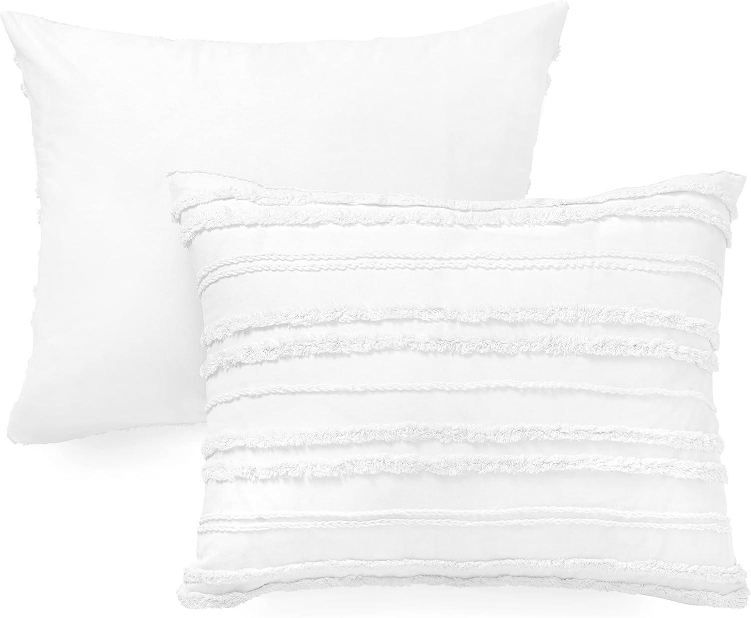 imageMARTHA STEWART Natalie King Size Duvet 3 Piece Set1 Duvet Cover 2 Pillow Shams Crinkle Velvet Texture Soft ampamp Royal Machine Wash 104quotx92quot with Button Closure ChampagneTextured White