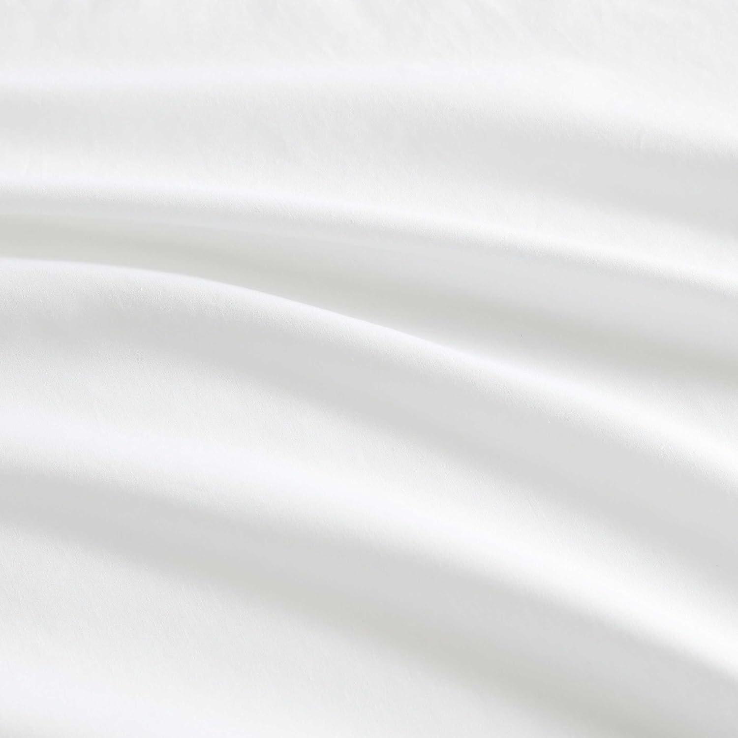 imageMartha Stewart Full Size Sheets Set Crisp ampamp Tailored Cooling Sheets wa Naturally Smooth Cotton Percale Lightweight Feel Matching Pillowcases ampamp Fitted Sheet Skylands Solid BeigeLilly Pond Leaf Blue