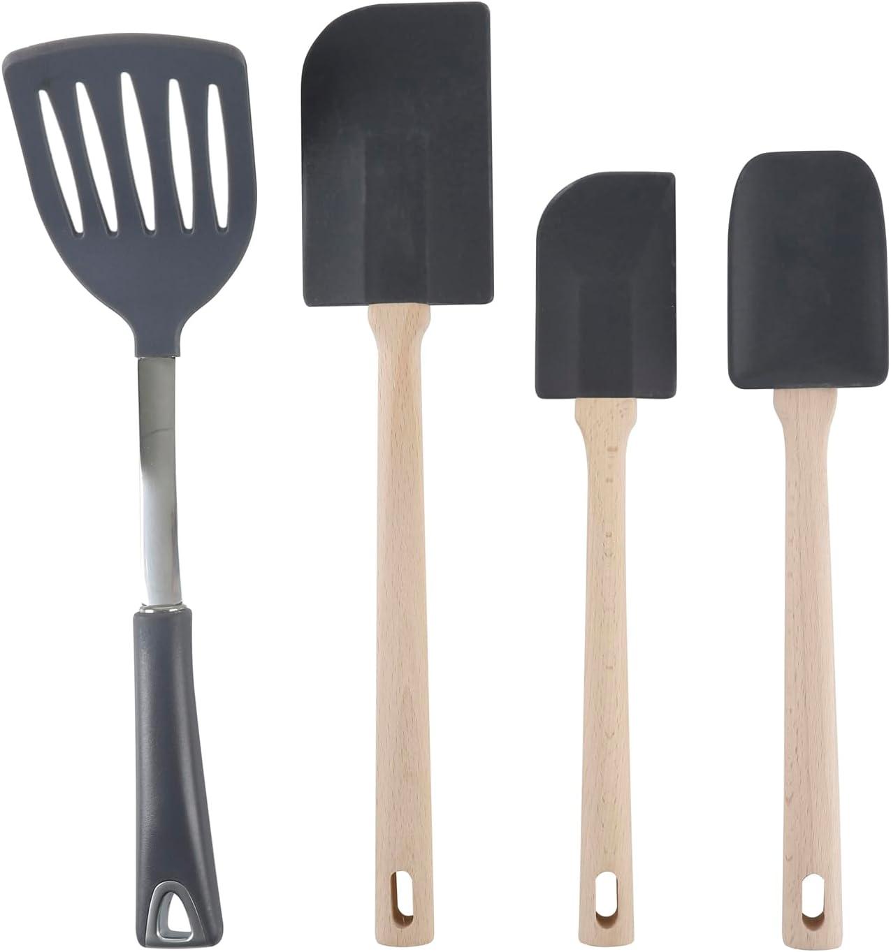 imageMartha Stewart 10 Piece Tools and Gadget Set WCeramic Crock Martha BlueGray