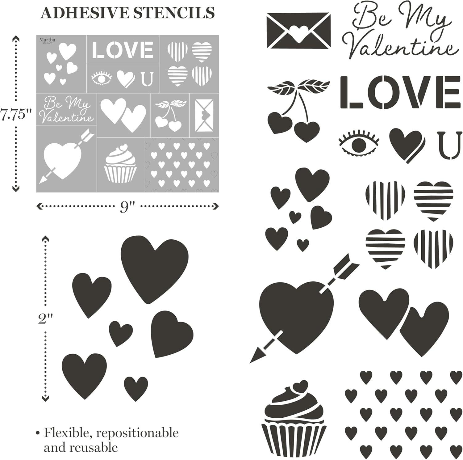 imageMartha Stewart 15 Pc Stencil Kit Celebration
