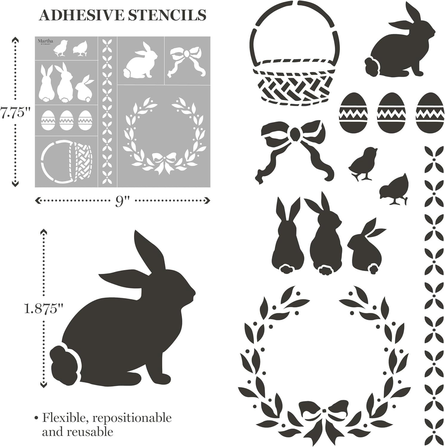 imageMartha Stewart 15 Pc Stencil Kit Celebration