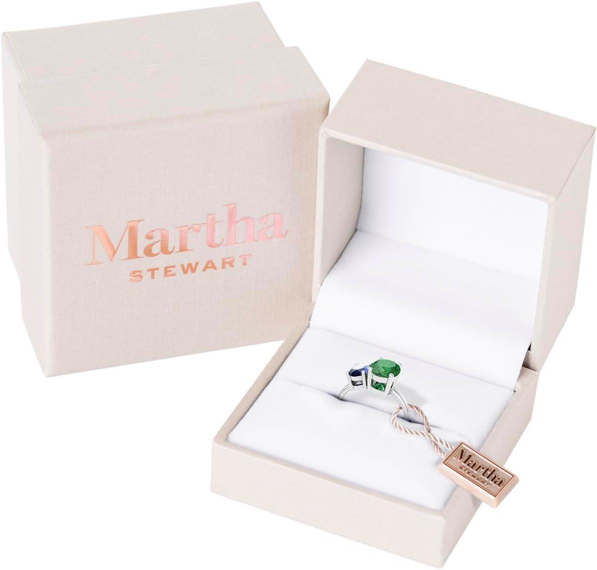 imageMartha Stewart 2 34 Carat Two Stone Gemstone Ring For Women in Sterling Silver Gemstone Jewelry For WomenOption 2