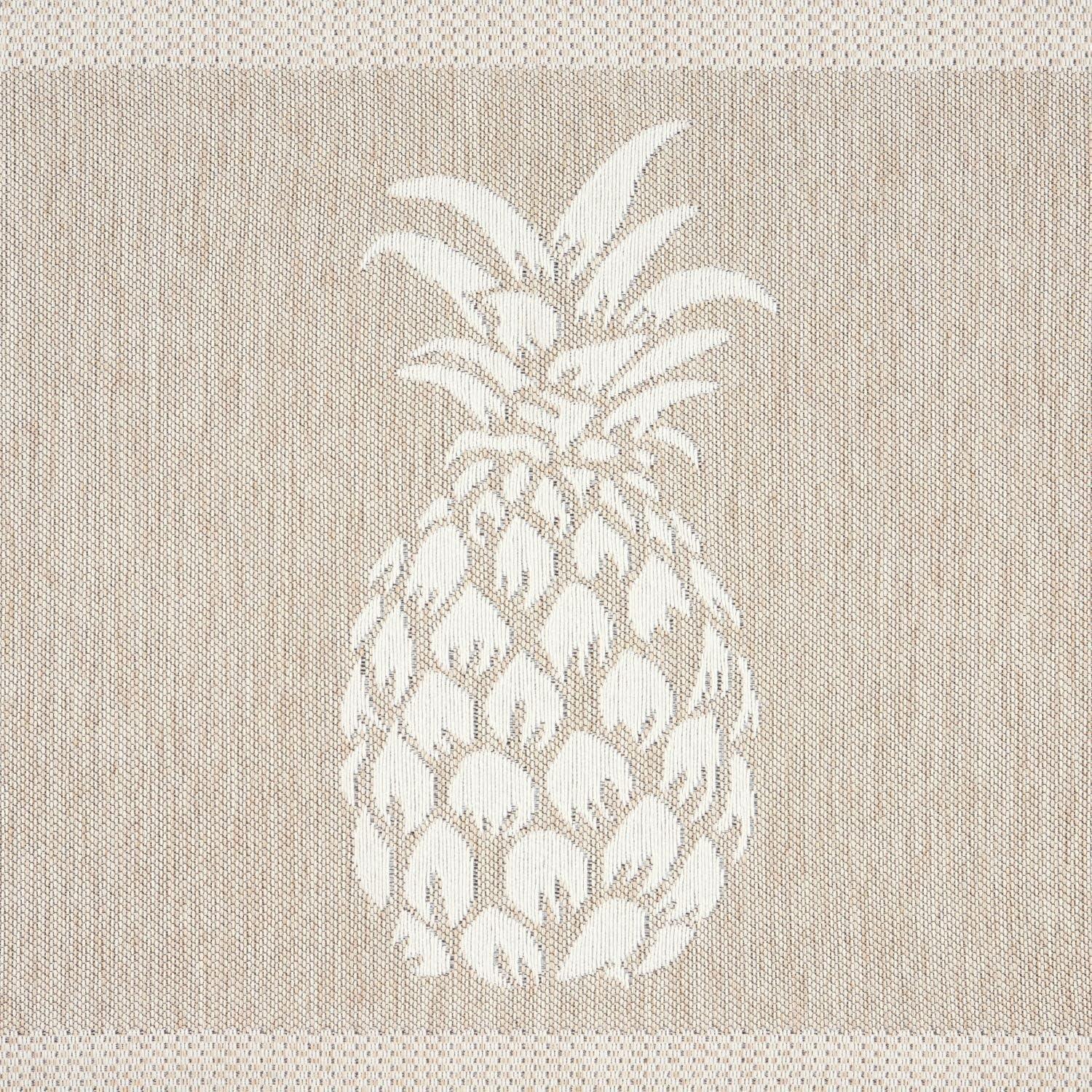 imageMartha Stewart Aloha Modern Pineapple AntiFatigue AirInfused Kitchen Mat Blue 196quotx39quotBeige