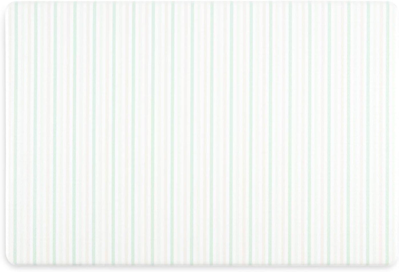 imageMartha Stewart Amber Floral Daisy Stripe Reverisble Water Resistant Kitchen Mat YellowCoral 20quotx30quotPinkYellowGreen