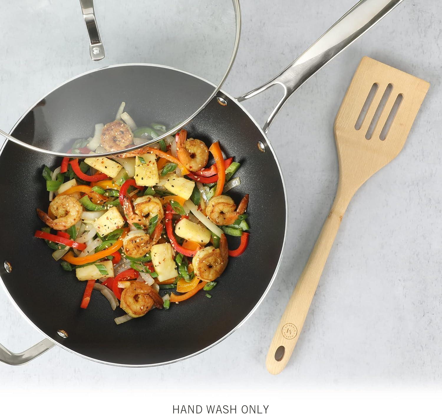 imageMartha Stewart Bainford 4Piece Wooden Kitchen Tool Set Ashwood