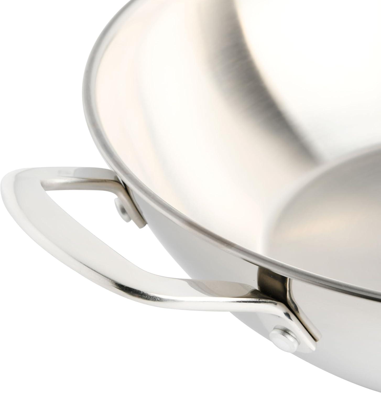 imageMartha Stewart Castelle 12Inch Stainless Steel Essential All Purpose Pan wLid