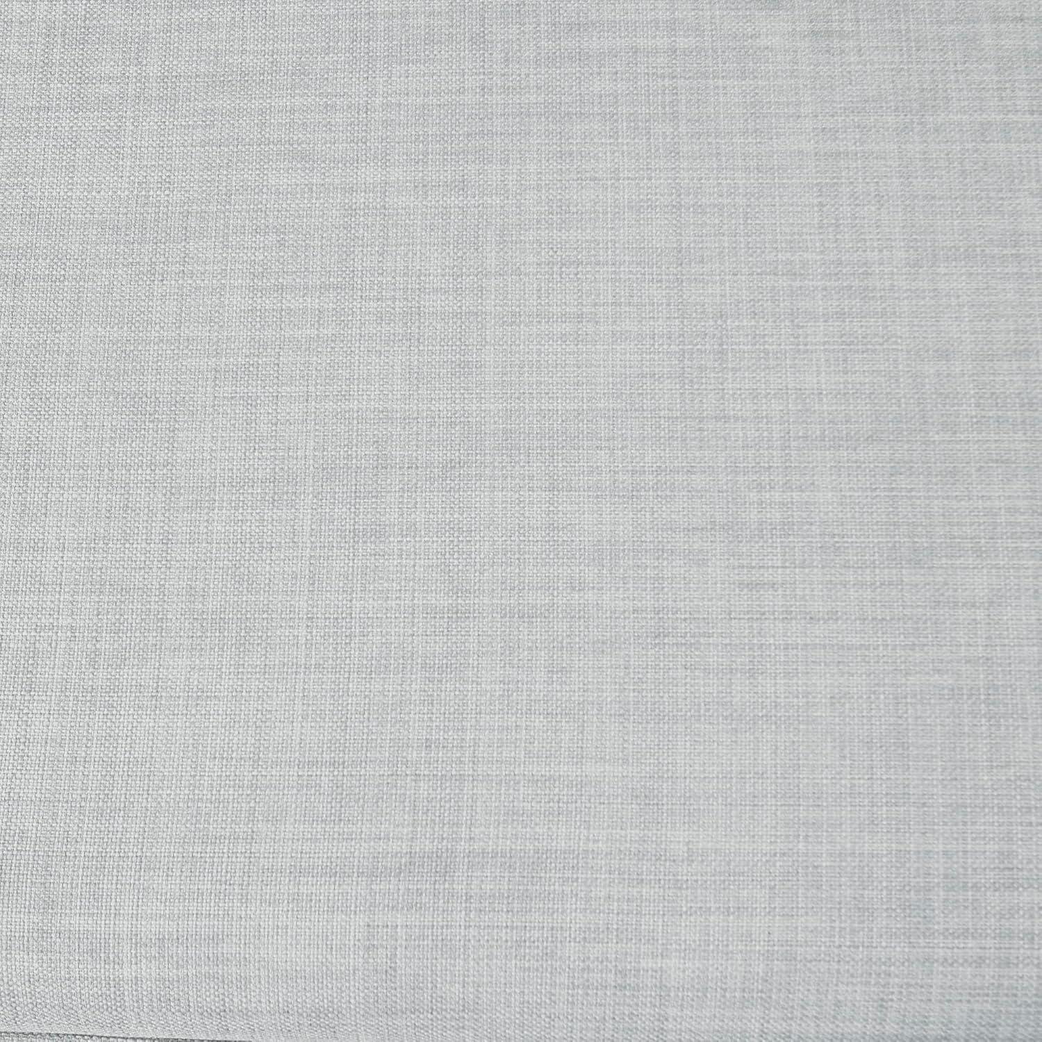 imageMartha Stewart Caymus Rectangular Storage Ottoman Bench Upholstered Textured Fabric Soft Hinge Pipped Edges with Solid Wood Legs Accent Furniture for Bedroom Dcor Easy to Assemble Light Grey