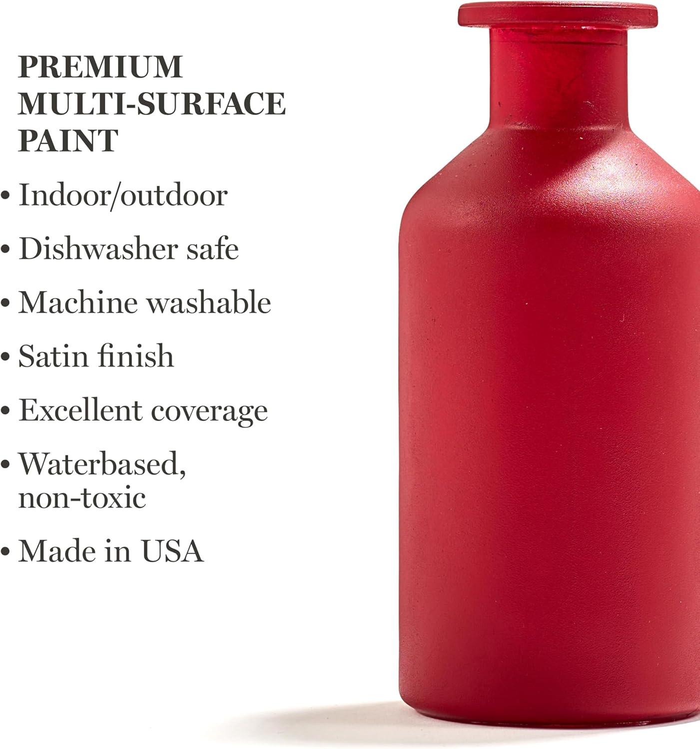 imageMartha Stewart Craft Paint Rose Gold 8 fl oz Premium Metallic Finish Paint Perfect For Easy To Apply DIY Arts And Crafts 68702Chipotle