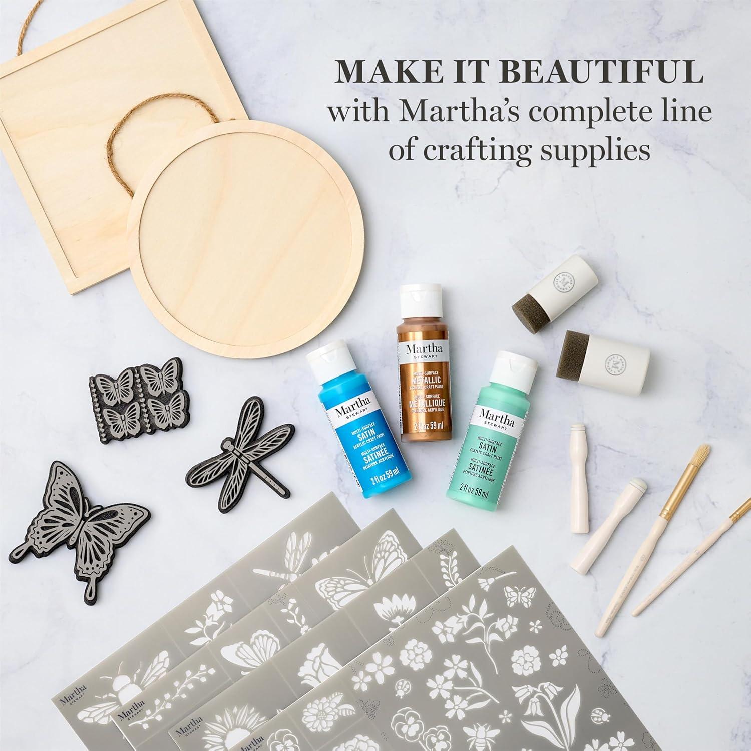 imageMartha Stewart Craft Paint Rose Gold 8 fl oz Premium Metallic Finish Paint Perfect For Easy To Apply DIY Arts And Crafts 68702Chipotle