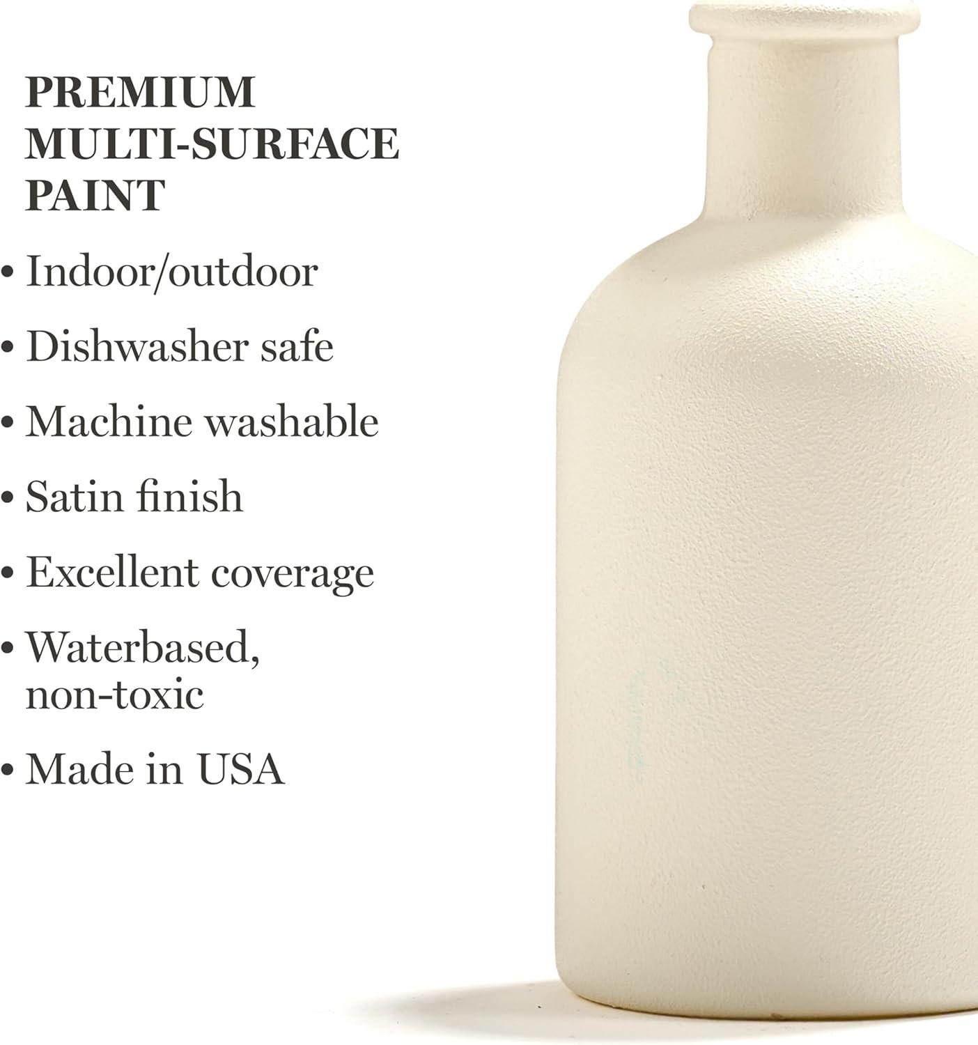 imageMartha Stewart Craft Paint Rose Gold 8 fl oz Premium Metallic Finish Paint Perfect For Easy To Apply DIY Arts And Crafts 68702Summer Linen