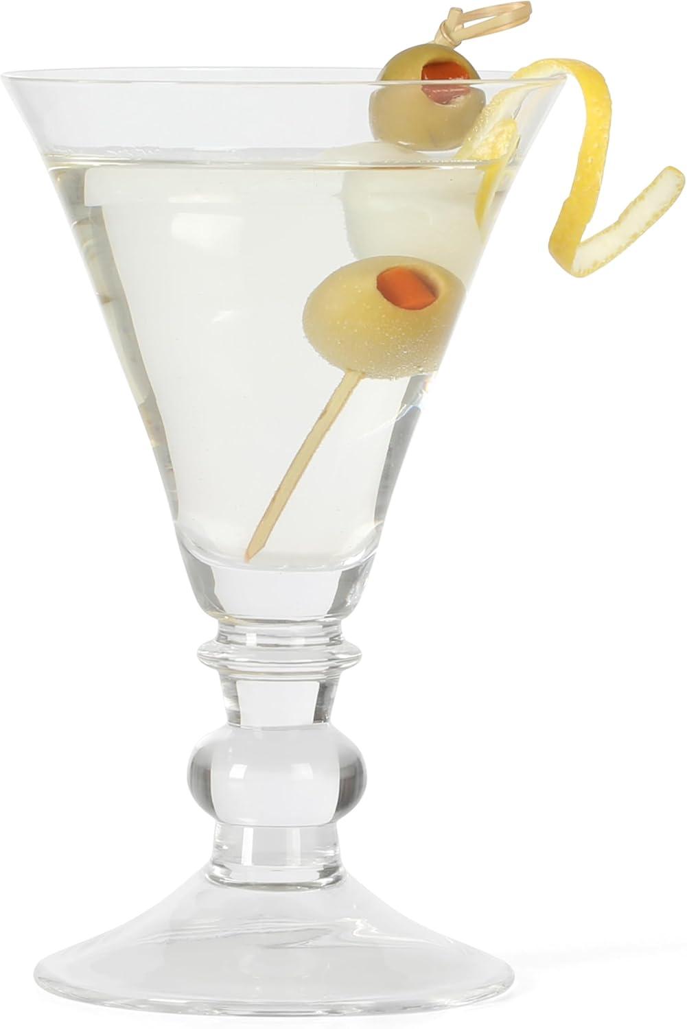 imageMartha Stewart Crispa 4 Piece 18 Ounce Handmade Hi Ball Glassware Set Jade GreenClear Glass