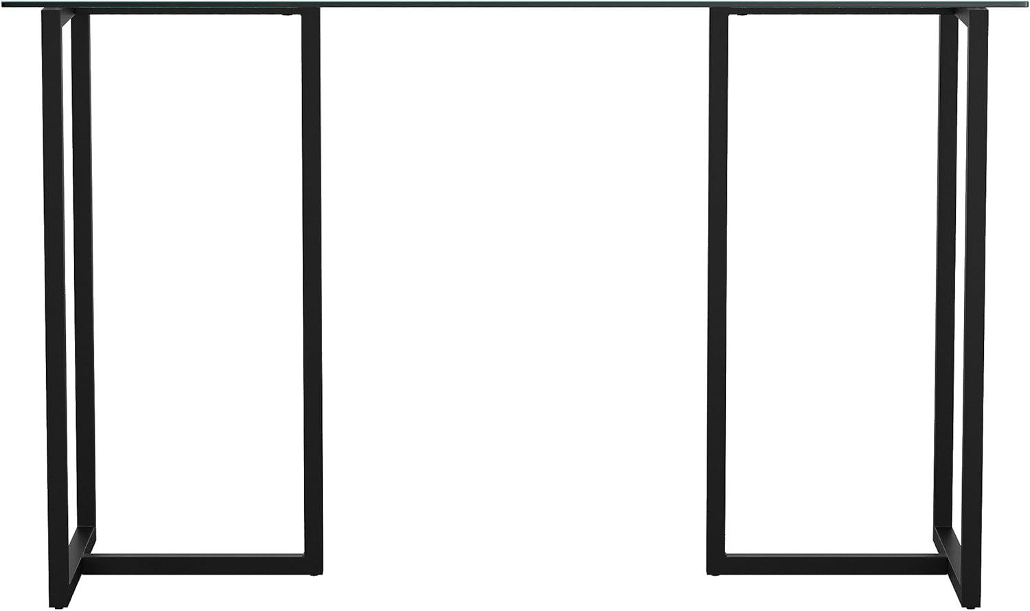 imageMartha Stewart Eli Home Office Desk with Glass Top and Steel Frame Oil Rubbed BronzeClear TopOil Rubbed Bronze Frame