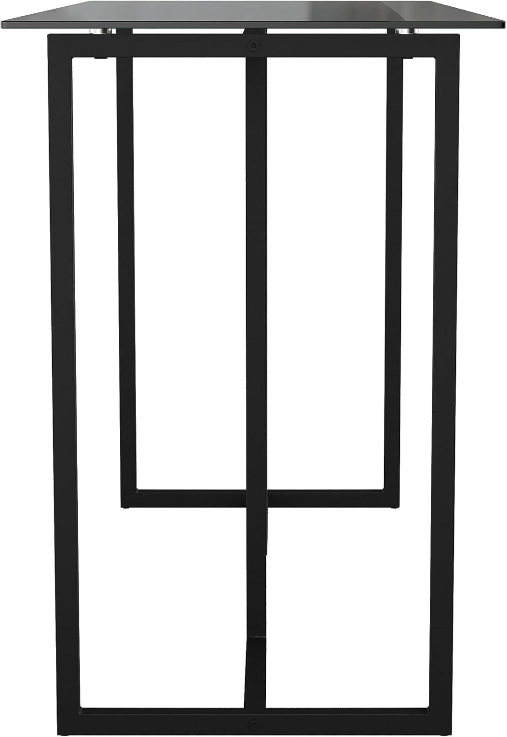 imageMartha Stewart Eli Home Office Desk with Glass Top and Steel Frame Oil Rubbed BronzeClear TopOil Rubbed Bronze Frame