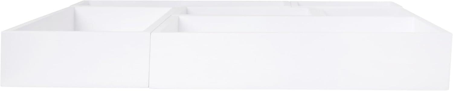 imageMartha Stewart Enzo Wooden Desk Drawer Organizer Set Engineered Wood Organizers in Various Sizes 6 Piece WhiteWhite