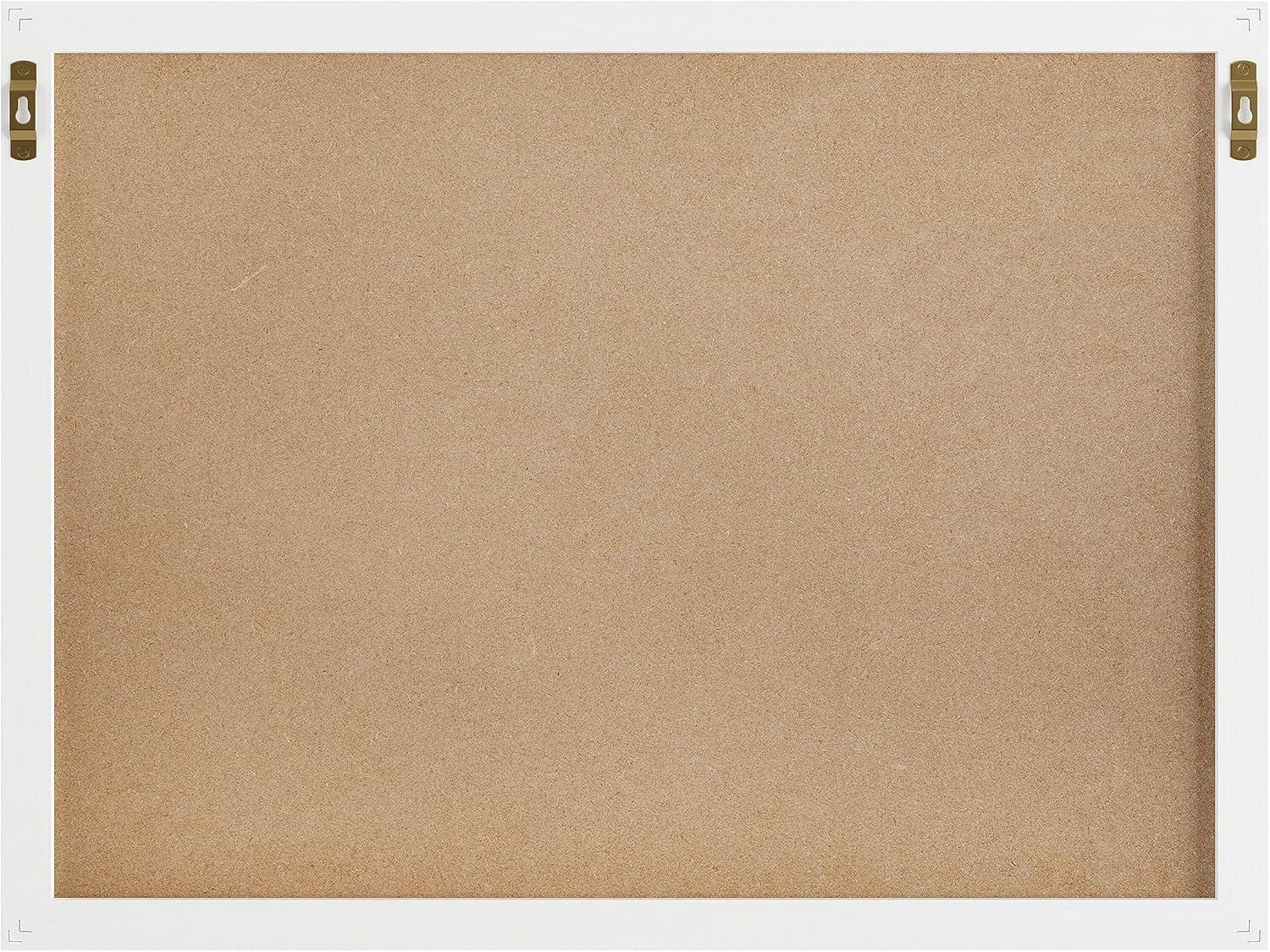 imageMartha Stewart Everette Magnetic Dry Erase Monthly Calendar and Cork Board Combo with Included Marker Magnets Push Pins 24quotx18quot Light Natural Woodgrain FrameWhite Woodgrain