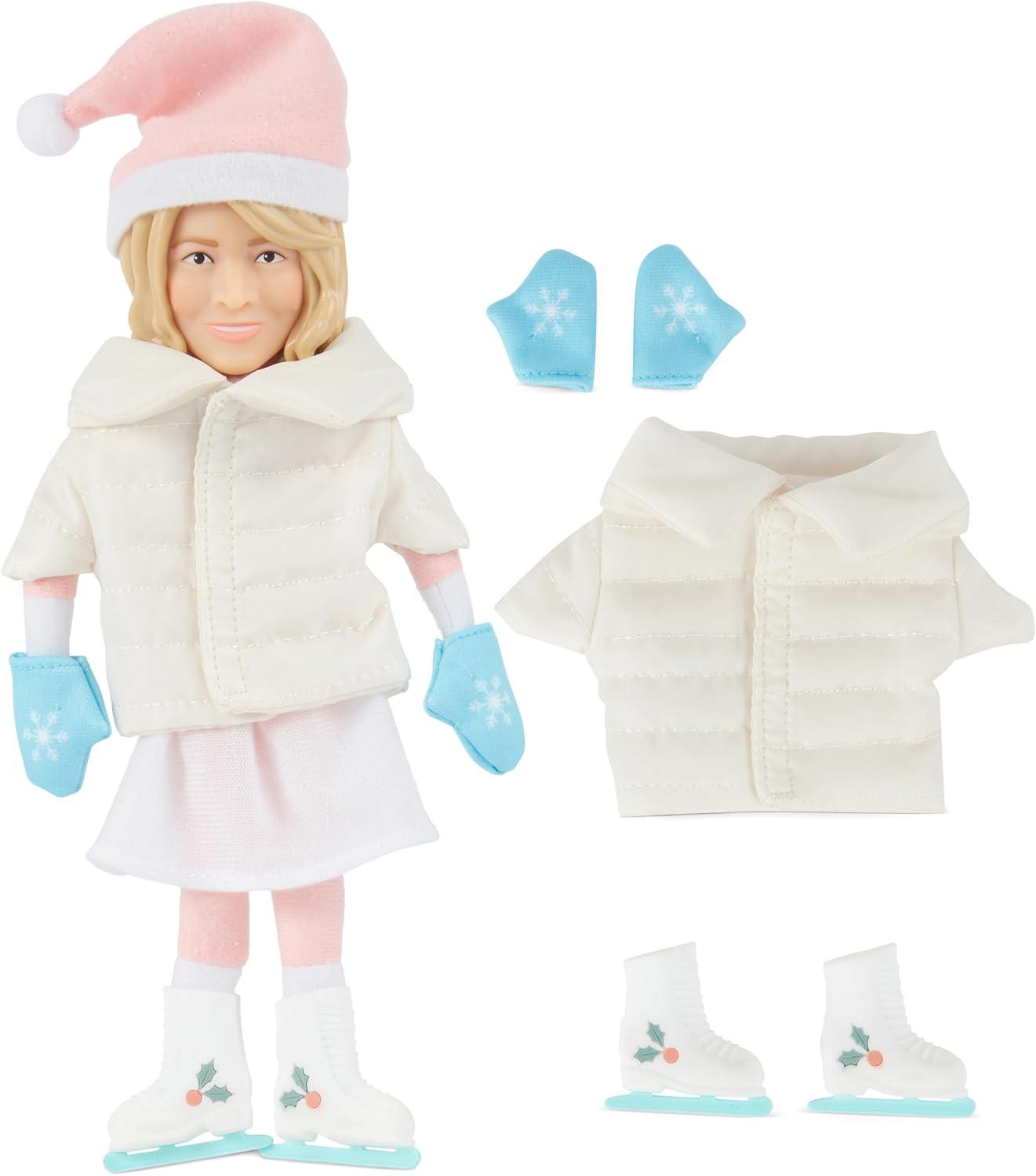 imageMartha Stewart Expansion Pack Plush Robe and Sleep Mask for Martha on the Mantel Elf Funny Holiday Gift Secret Santa Collectible White Elephant Stocking Stuffer GiftExpansion Pack 2