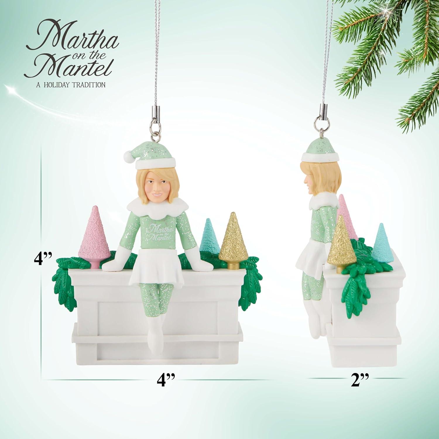 imageMartha Stewart Funny Christmas Ornaments for Adults Martha on The Mantel Holiday Collectible Dcor Christmas Tree Decoration Secret Santa CollectibleGreen3dd