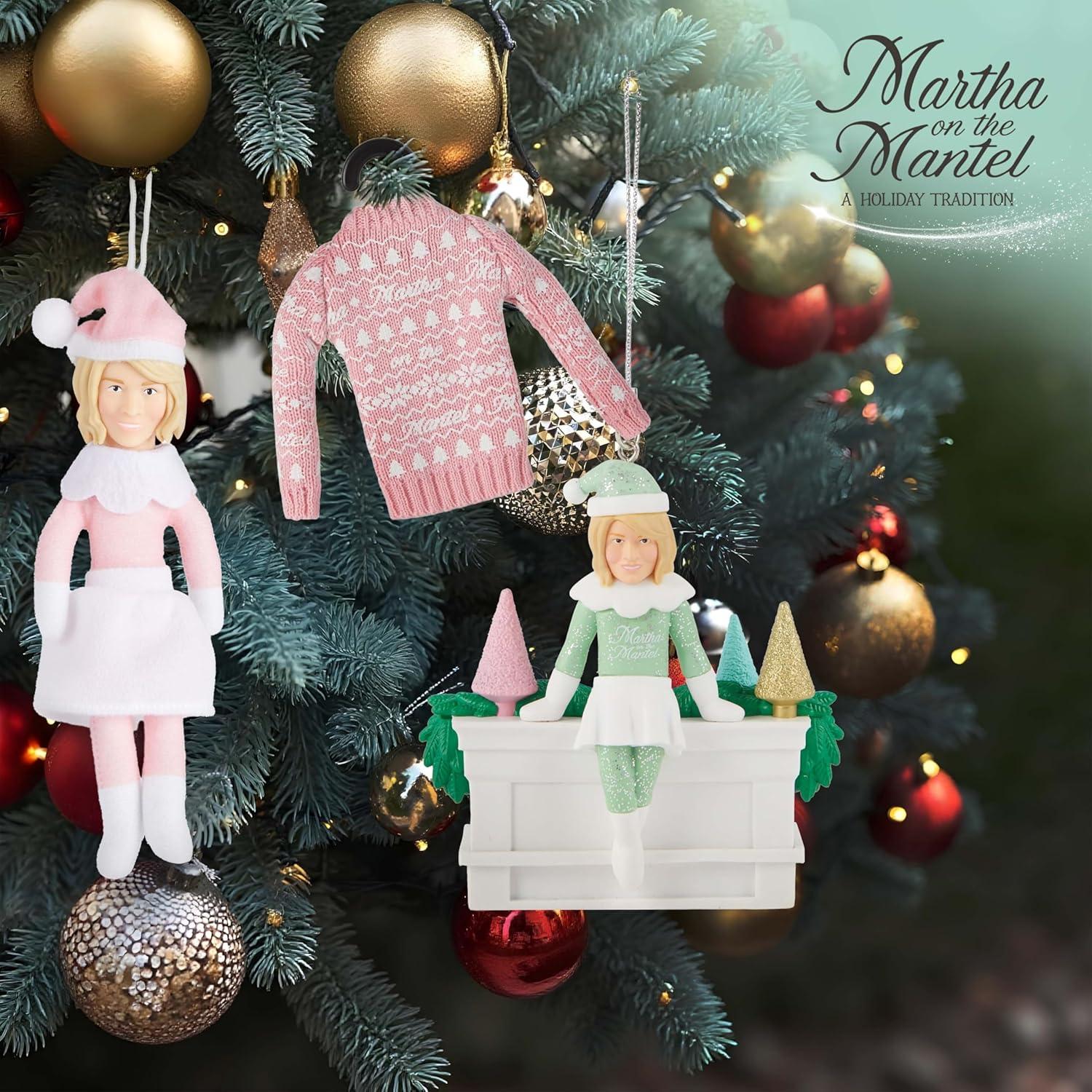imageMartha Stewart Funny Christmas Ornaments for Adults Martha on The Mantel Holiday Collectible Dcor Christmas Tree Decoration Secret Santa CollectibleGreen3dd