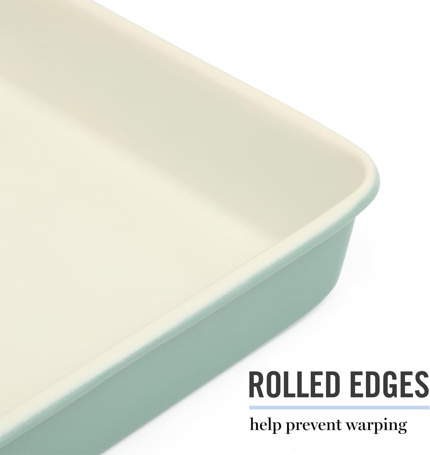 imageMartha Stewart Gallen 12Cup Nonstick Carbon Steel Muffin and Cupcake Pan Cool Grey Durable Bakeware for Even Baking and Easy ReleaseTeal