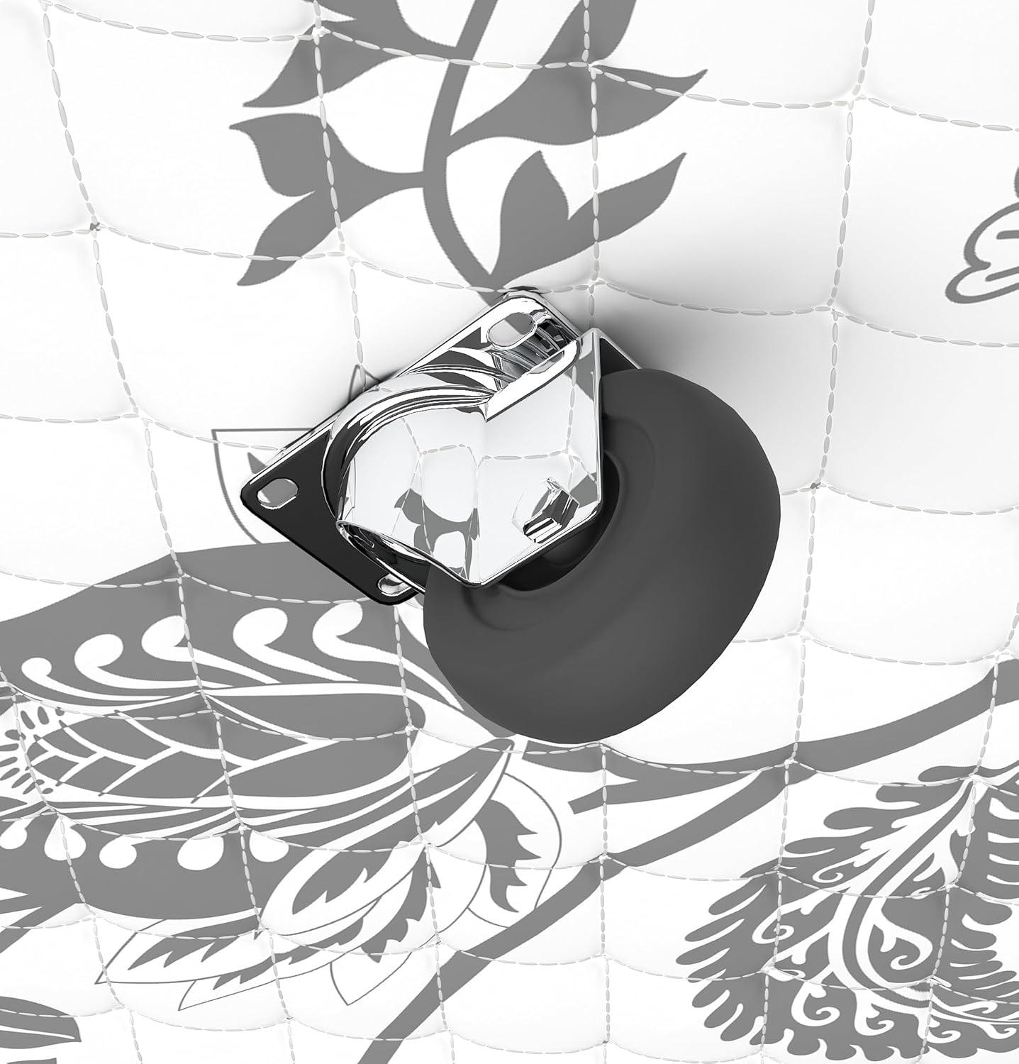 imageMartha Stewart Home Storage Organization Under The Bed For Blankets Shoes Clothes Collapsible Container with Handles Wheels Clear Zip Top Set of 2 Under The Bed Storage Organizer Bedford Floral