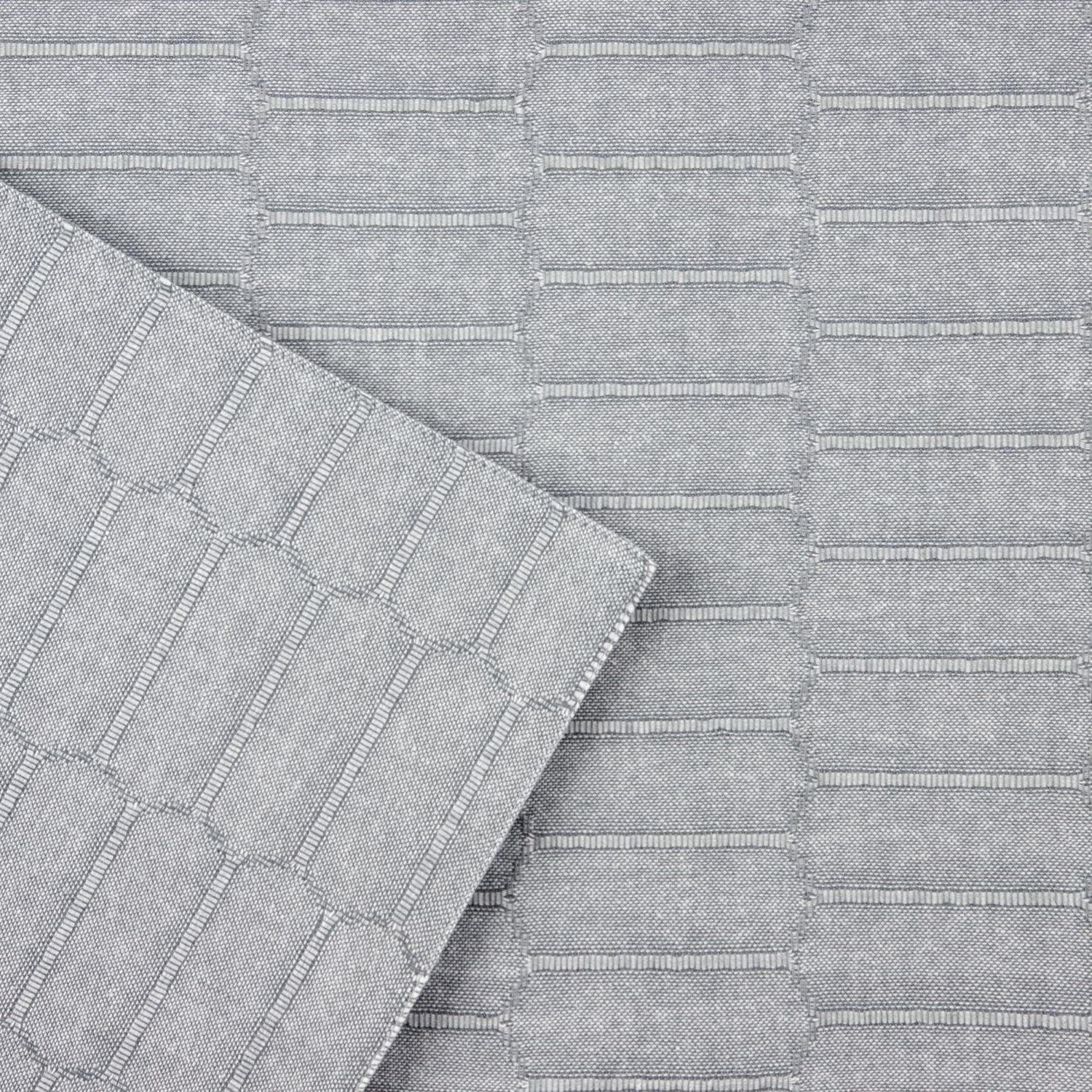 imageMartha Stewart Honeycomb Modern Farmhouse Reversible Placemat 4Pack Set White 13quotx175quotCharcoal Grey