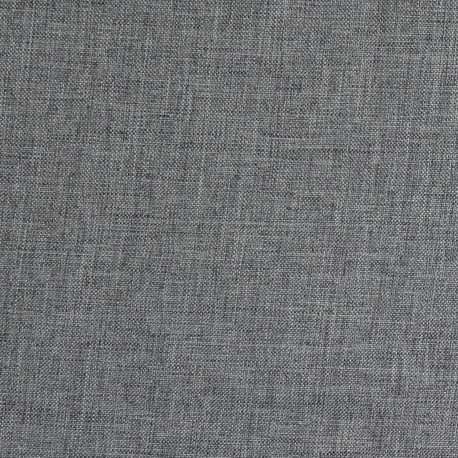 imageMartha Stewart Jett Platform Bed with Headboard Fabric Upholstered Inset Headboard and Base Solid Wood Frame No Box Spring Needed Queen Dark BrownBeigeGray FabricBrown Gray Frame