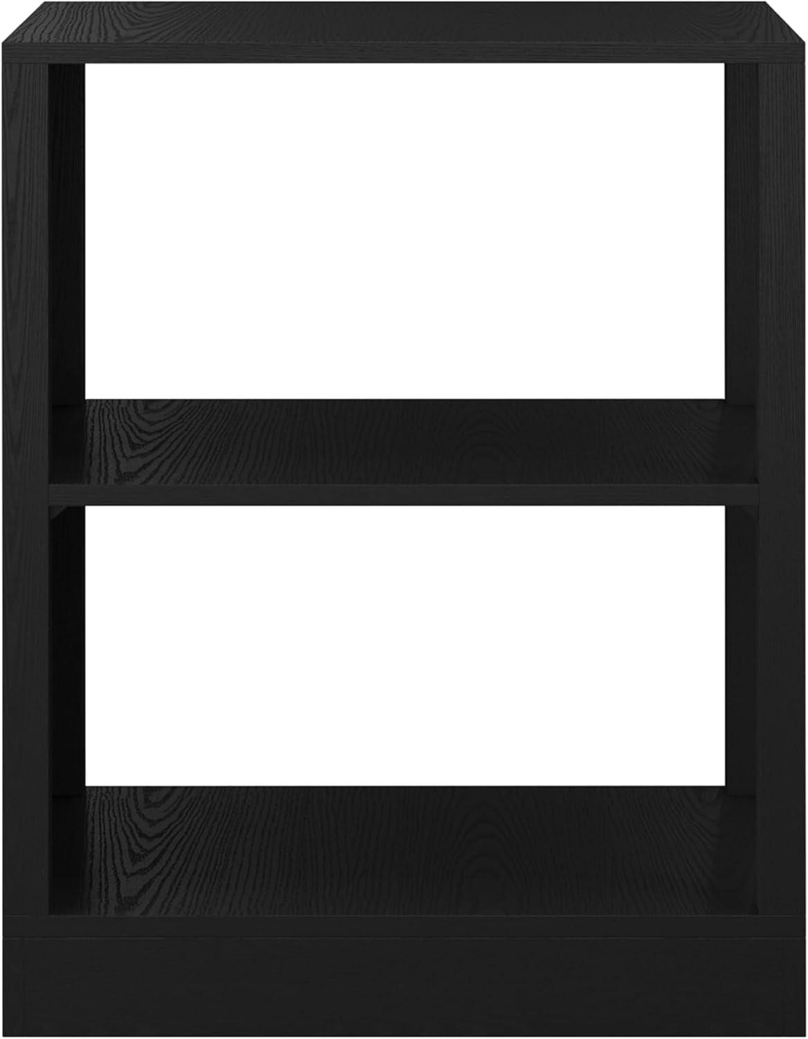 imageMartha Stewart Kayden Home Office Modular 2Tier Bookshelf with Open Storage and 2 Shelves in BlackBlack