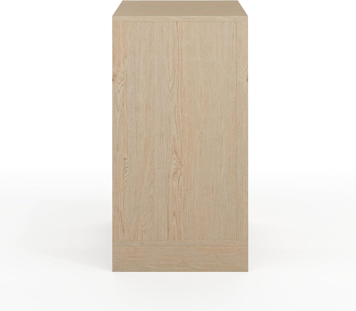 imageMartha Stewart Kayden Home Office Modular 2Tier Bookshelf with Open Storage and 2 Shelves in BlackLight Natural