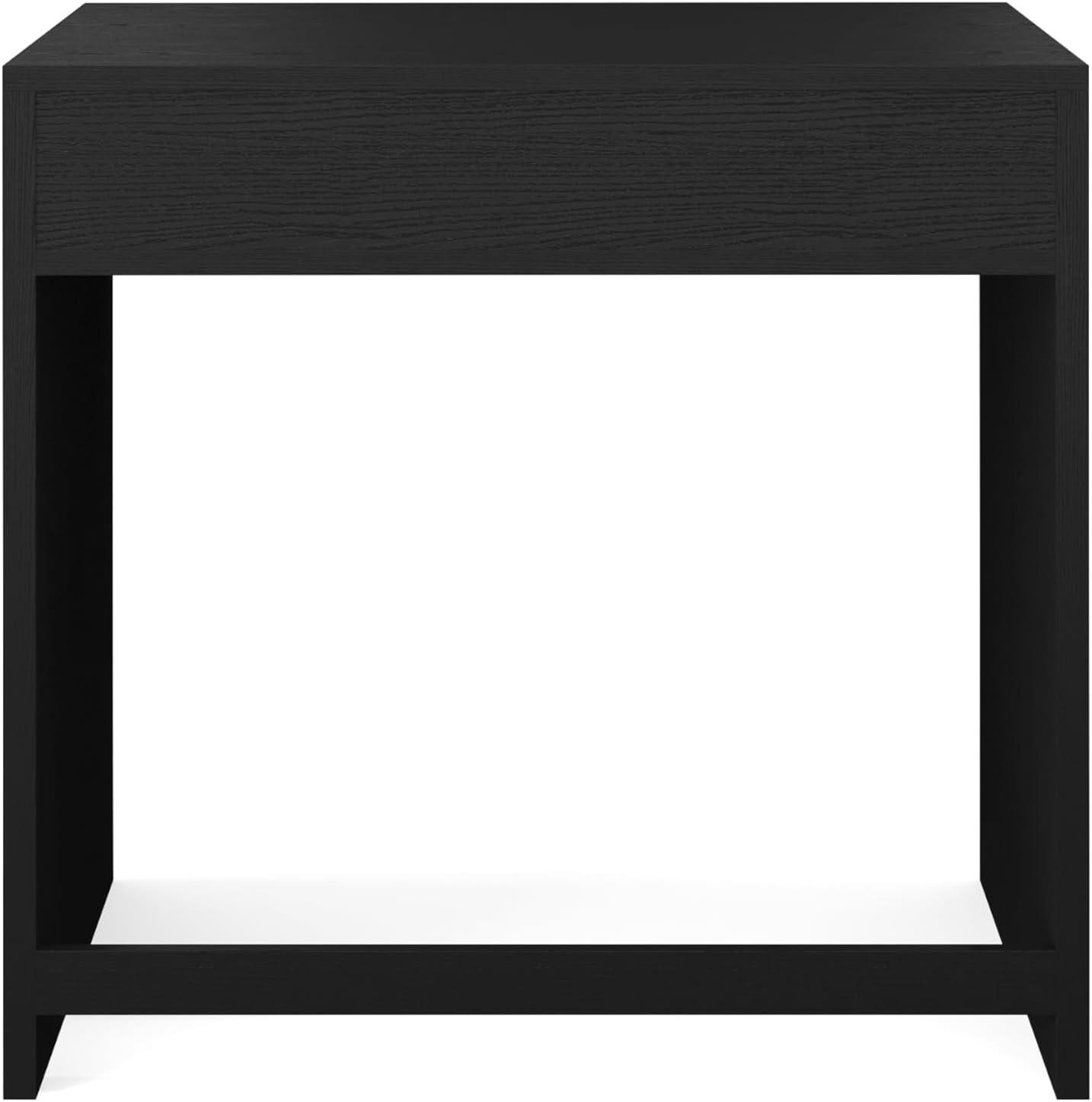 imageMartha Stewart Kayden Home Office Modular Desk with 2 Drawers in Black with Oil Rubbed Bronze HardwareBlack FrameOil Rubbed Bronzed Hardware