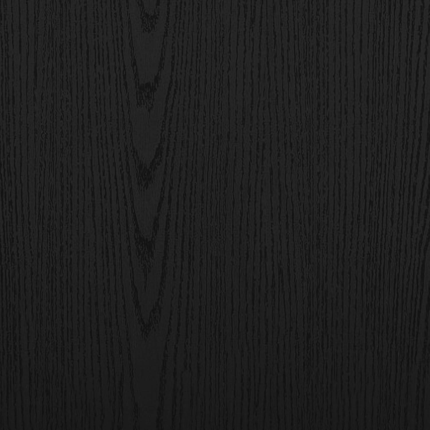 imageMartha Stewart Kayden Home Office Modular Desk with Drawer 2 Tier Shelf and File Cabinet in Light Natural with Brushed Gold HardwareBlack