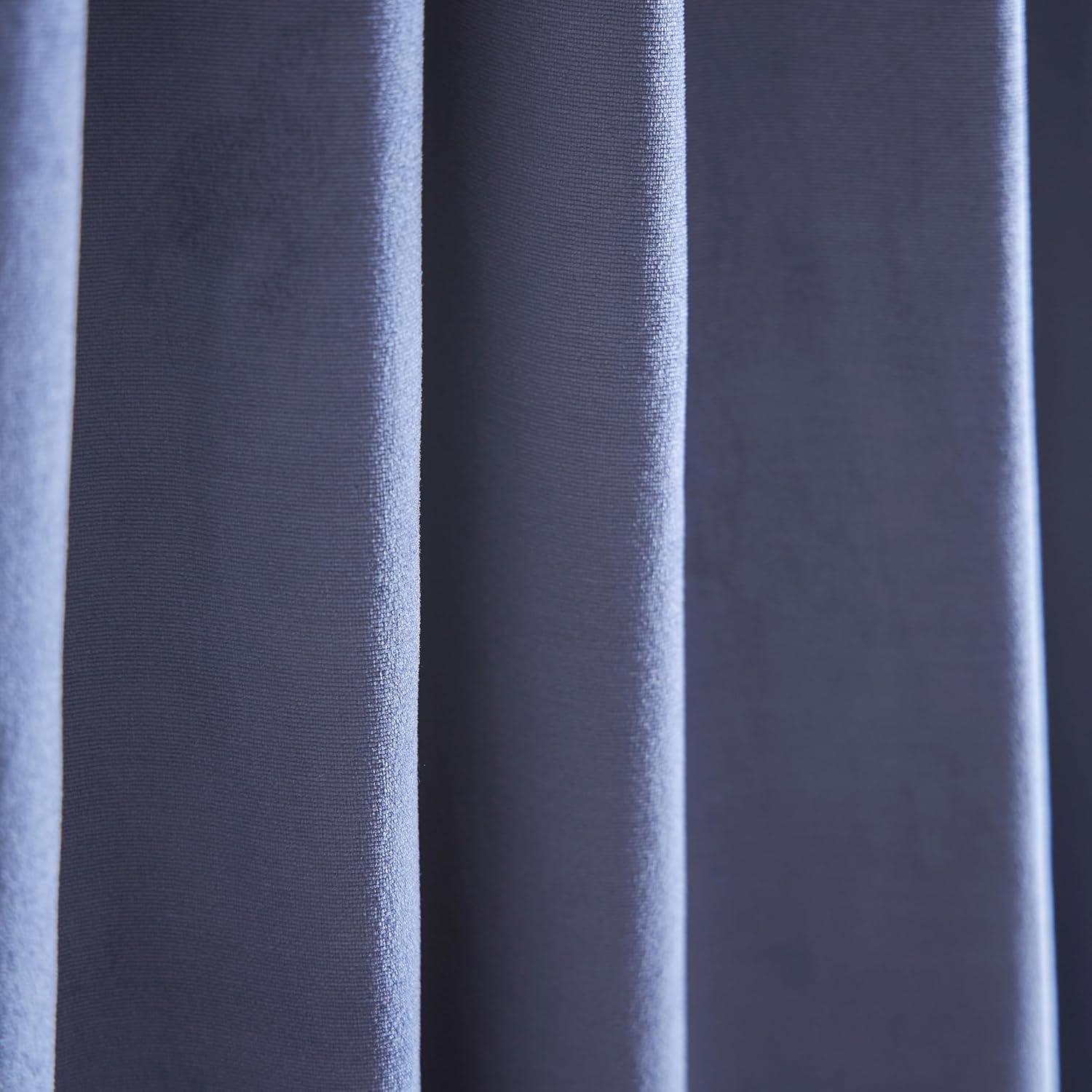 imageMartha Stewart Lucca Velvet Lined Scallop Window Curtain 50quot W x 18quot L Valance Loden GreenNavy