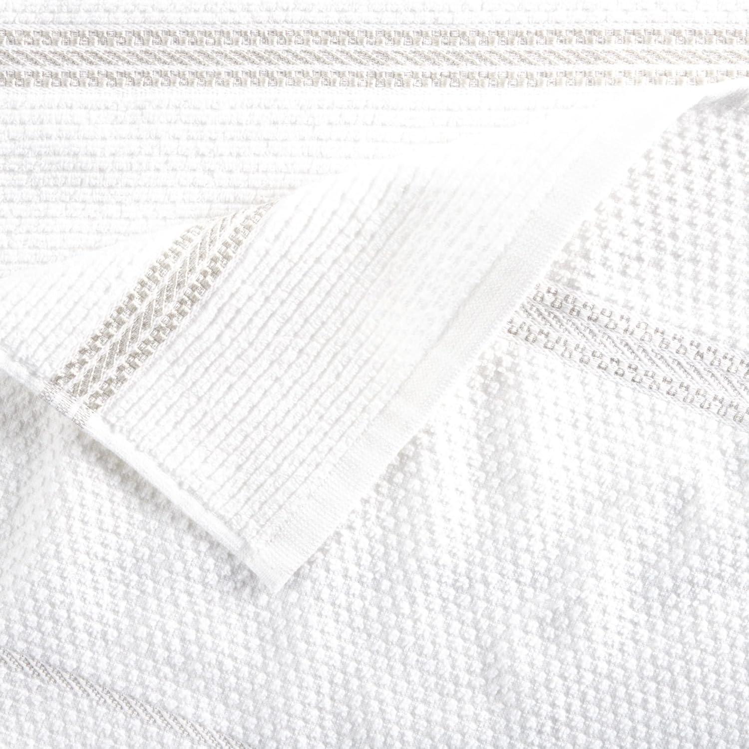 imageMartha Stewart Modern Waffle Kitchen Towel Set 6Pack Grey 16quotx28quotLinen