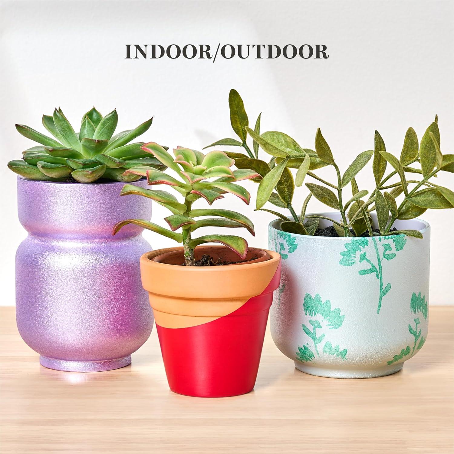 imageMartha Stewart MultiSurface Specialty 10 pc Paint Set Rainbow SparklePolished Pearl