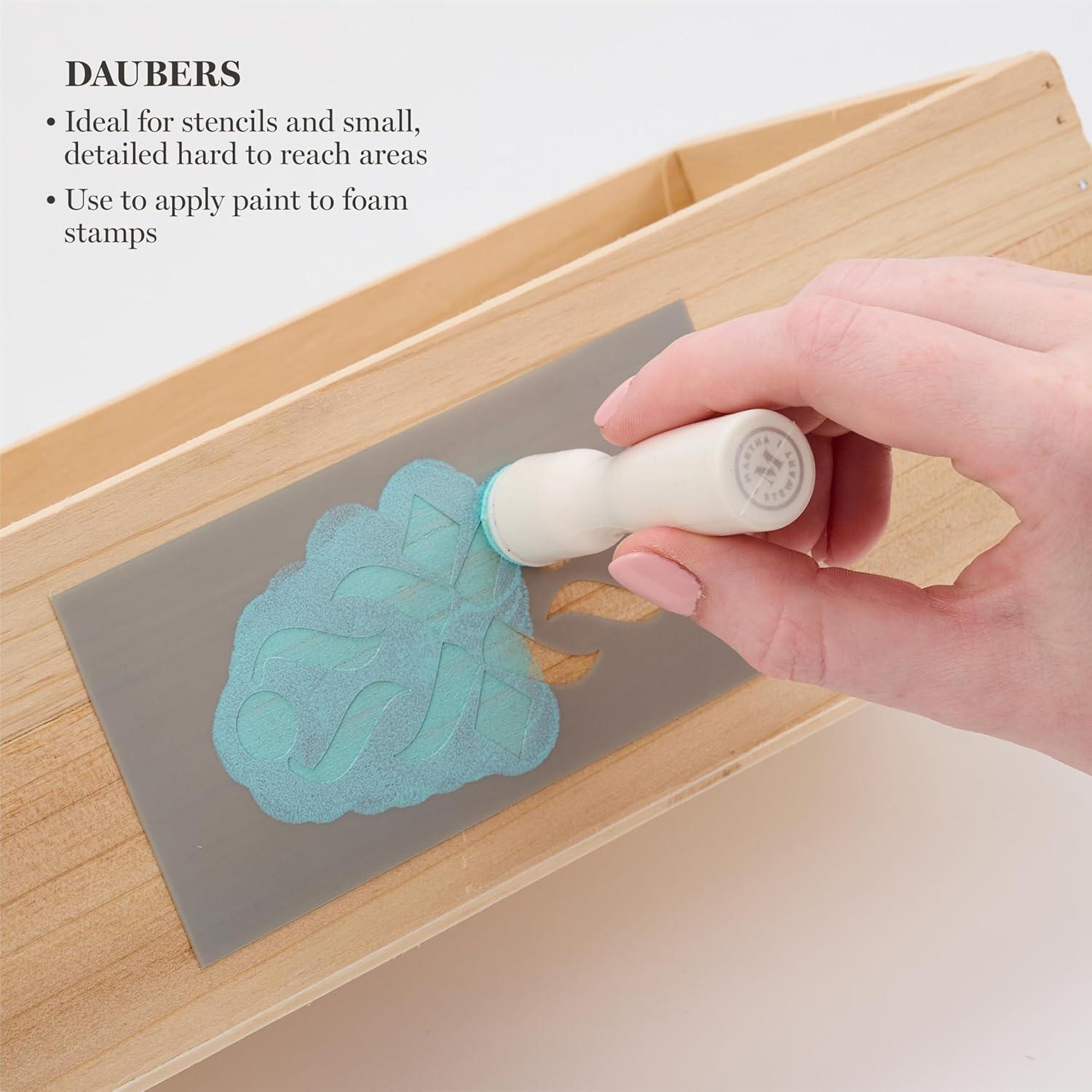 imageMartha Stewart MultiSurface Specialty 10 pc Paint Set Rainbow SparkleStudio Lights