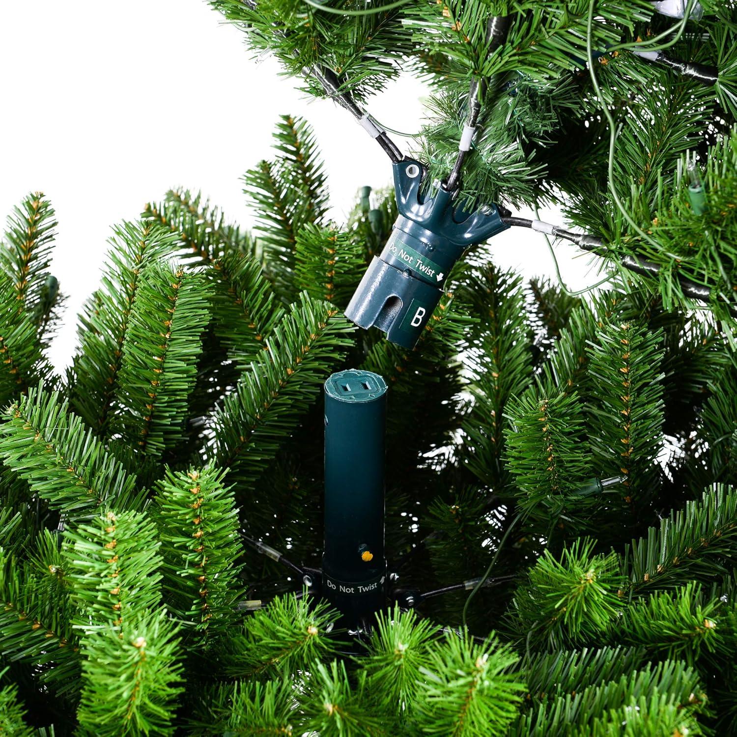 imageMartha Stewart Natural Pine 75 MU PreLit Artificial Christmas Tree Feet Multicolored LightsMulticolored Lights