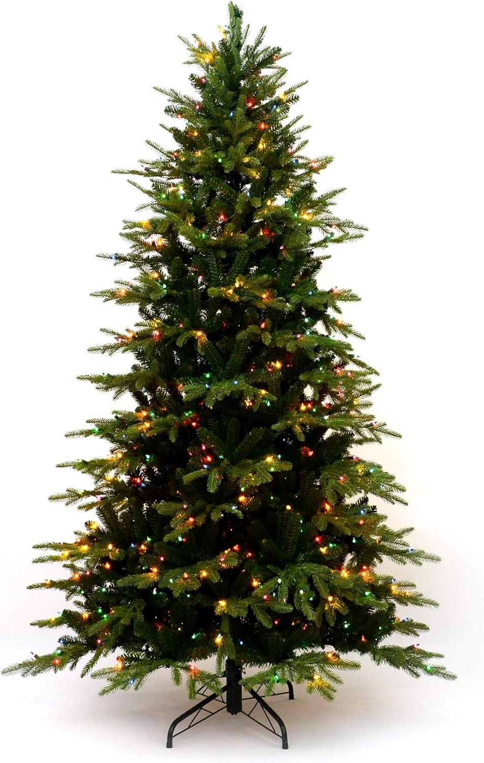 imageMartha Stewart Natural Pine 75 MU PreLit Artificial Christmas Tree Feet Multicolored LightsMulticolored Lights